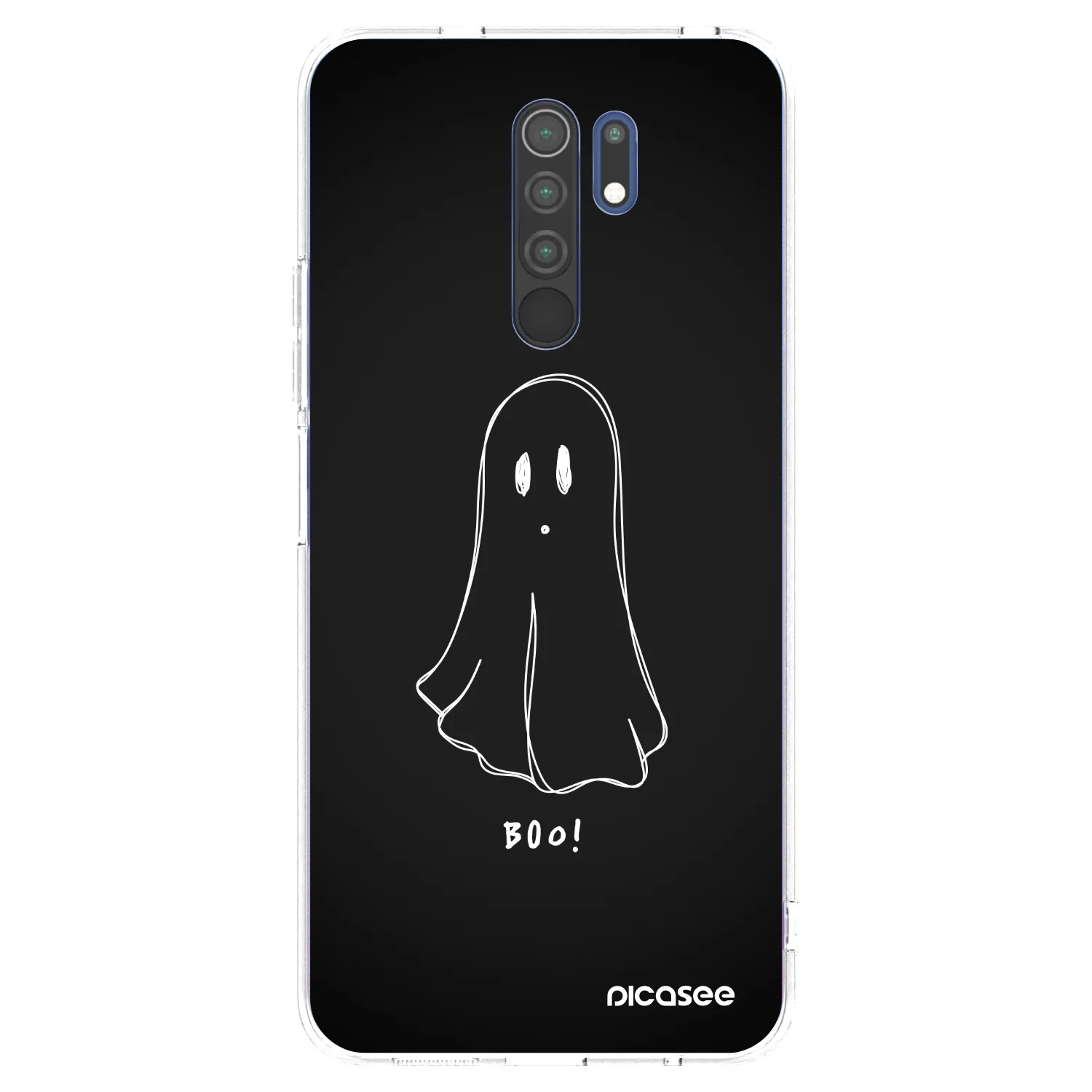Picasee silikonski prozorni ovitek za Xiaomi Redmi 9 - Ghost 2