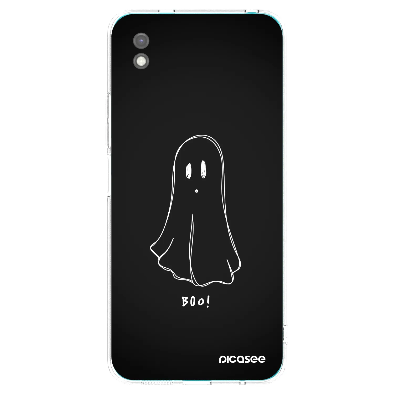 Picasee silikonski črni ovitek za Xiaomi Redmi 9A - Ghost 2