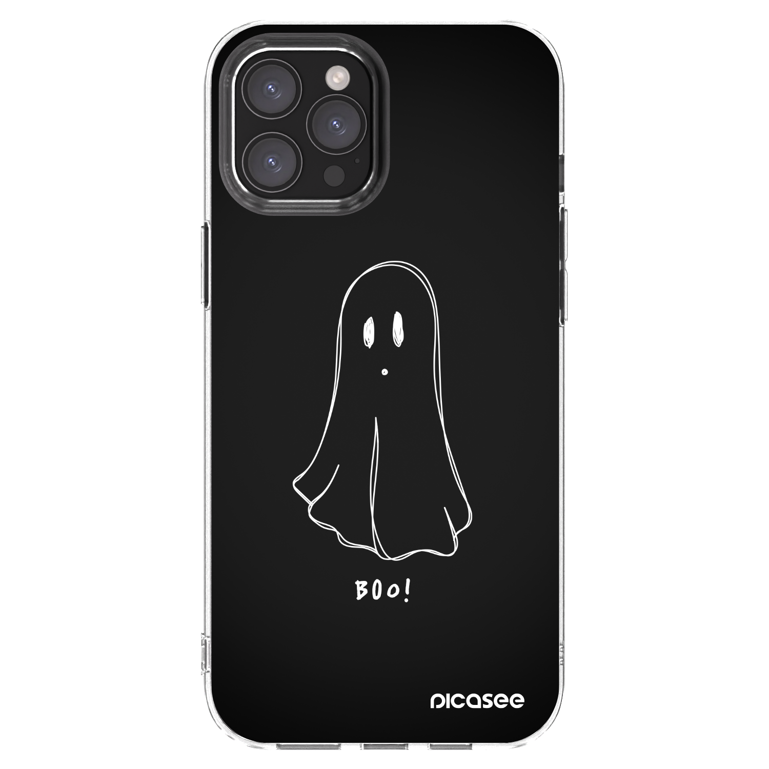 Picasee silikonski prozorni ovitek za Apple iPhone 12 Pro Max - Ghost 2