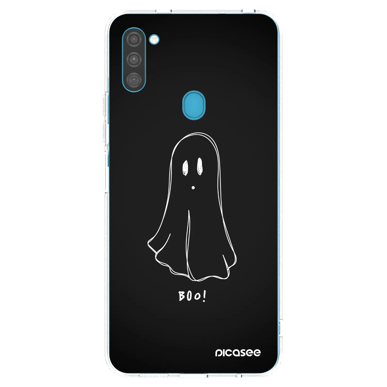 Picasee silikonski prozorni ovitek za Samsung Galaxy M11 - Ghost 2