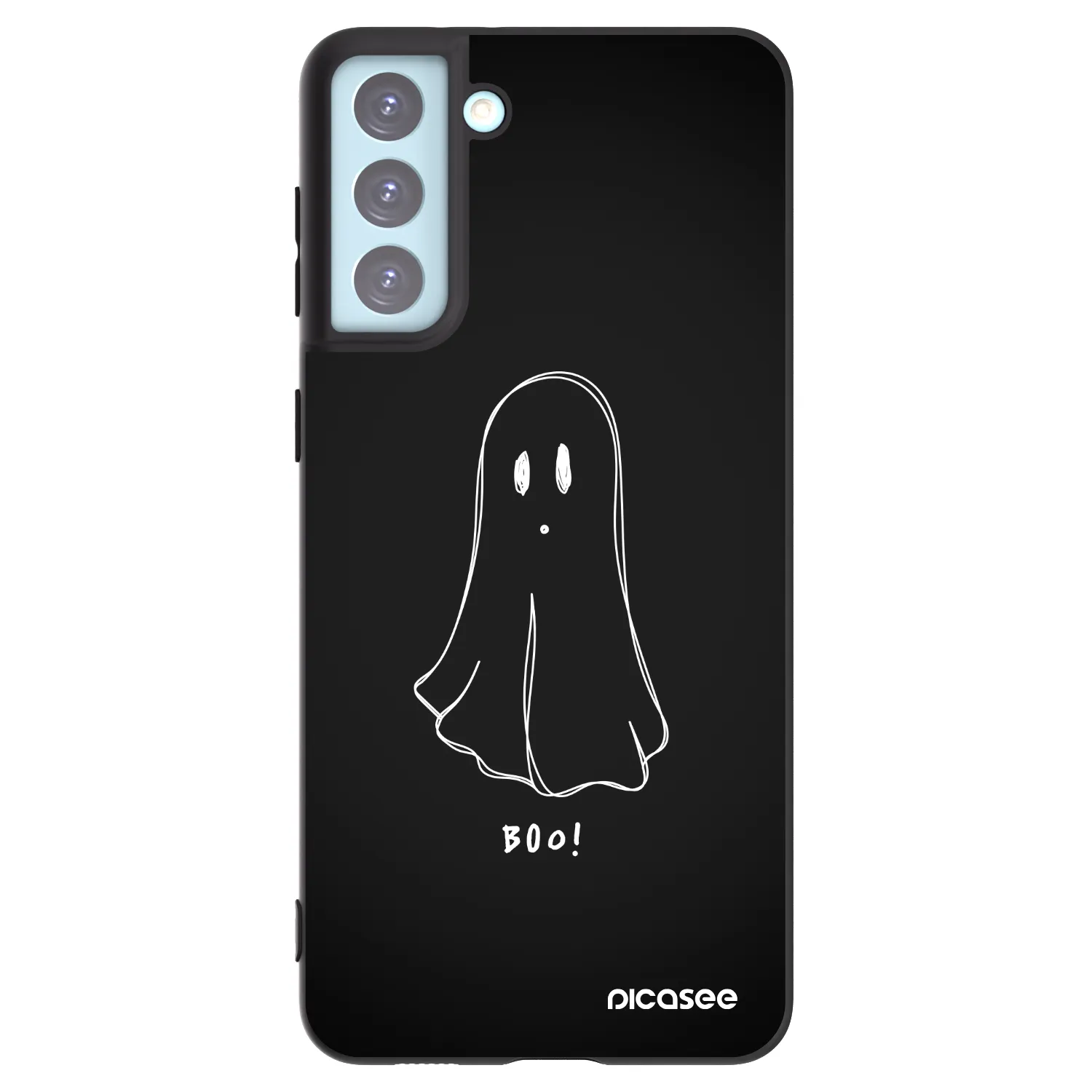 Picasee silikonski črni ovitek za Samsung Galaxy S21+ 5G G996F - Ghost 2