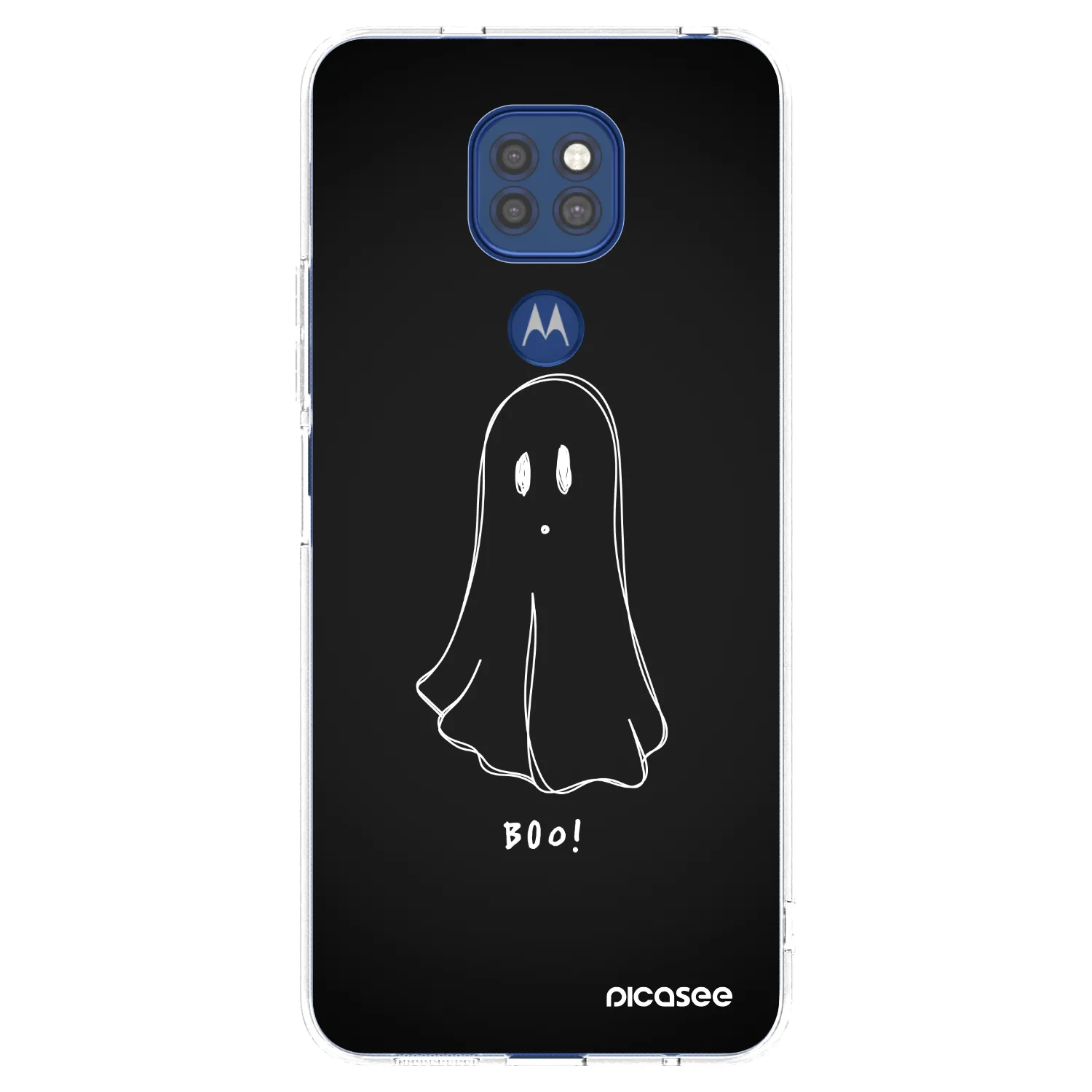 Picasee silikonski prozorni ovitek za Motorola Moto G9 Play - Ghost 2