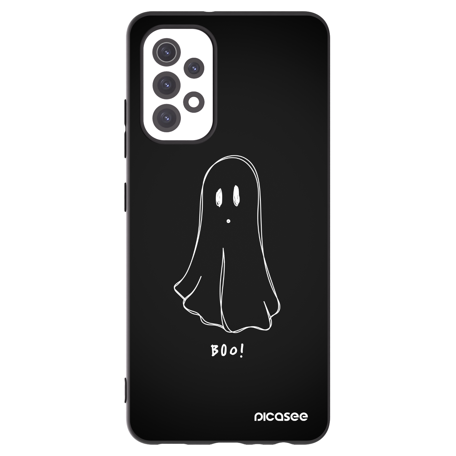 Picasee silikonski črni ovitek za Samsung Galaxy A32 5G A326B - Ghost 2