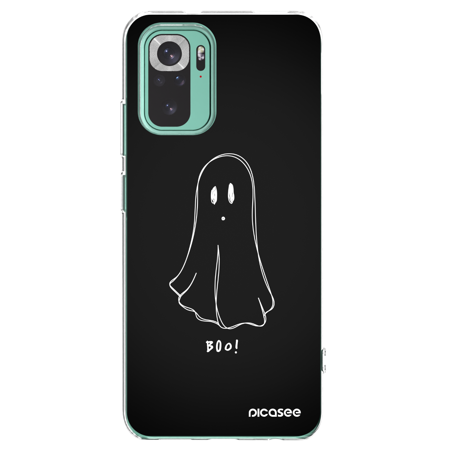 Picasee silikonski prozorni ovitek za Xiaomi Redmi Note 10 Pro - Ghost 2