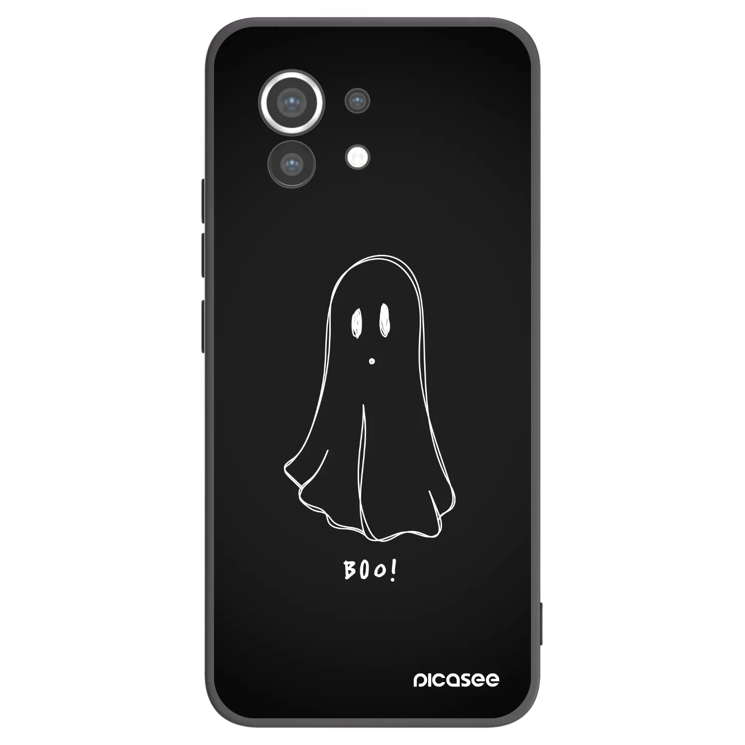 Picasee silikonski črni ovitek za Xiaomi Mi 11 - Ghost 2