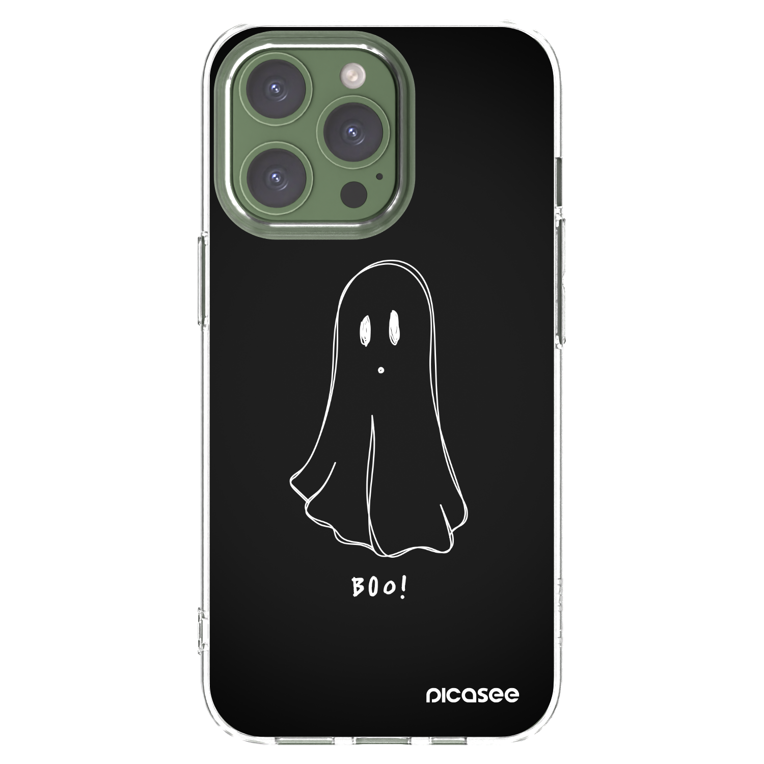 Picasee silikonski prozorni ovitek za Apple iPhone 13 Pro - Ghost 2
