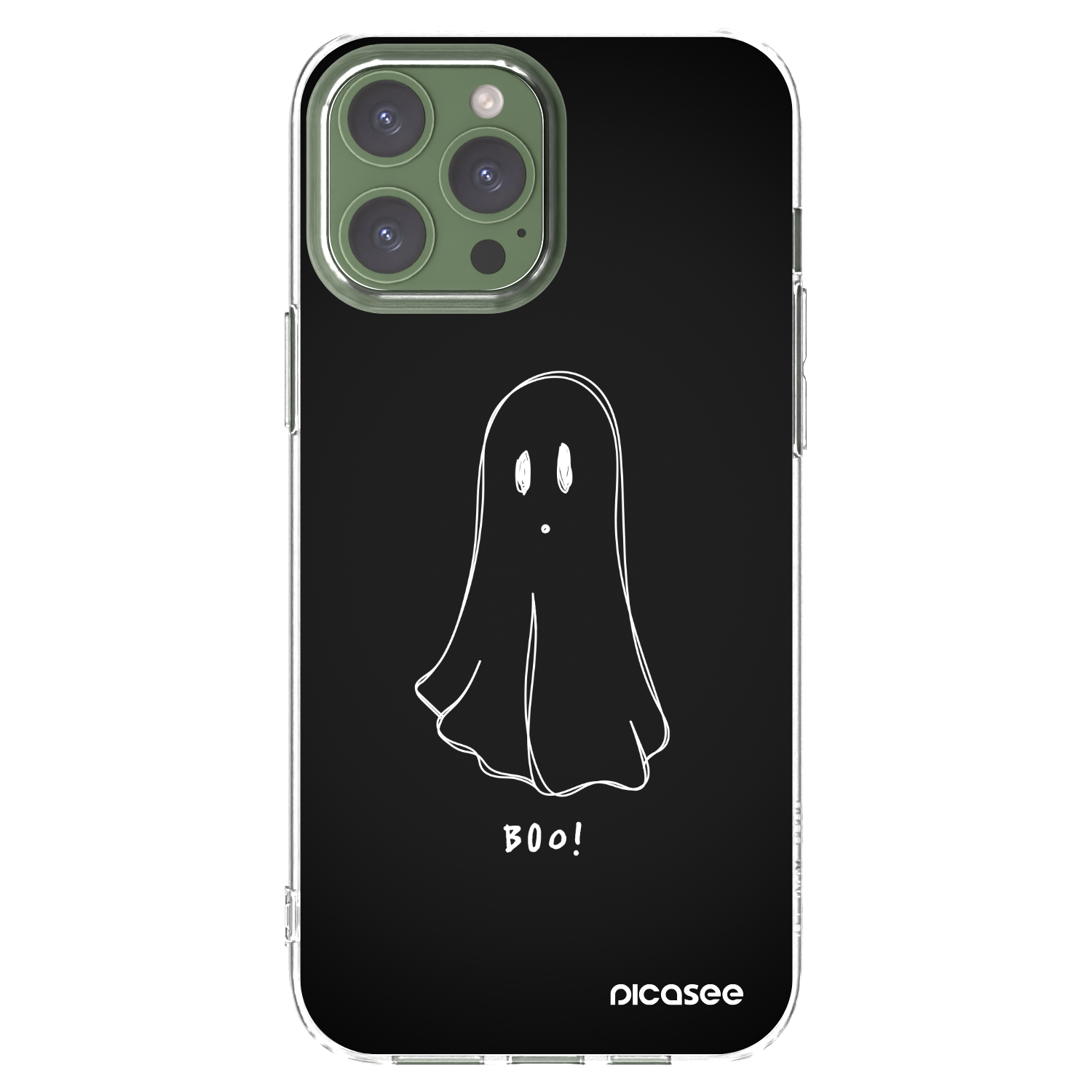 Picasee silikonski prozorni ovitek za Apple iPhone 13 Pro Max - Ghost 2
