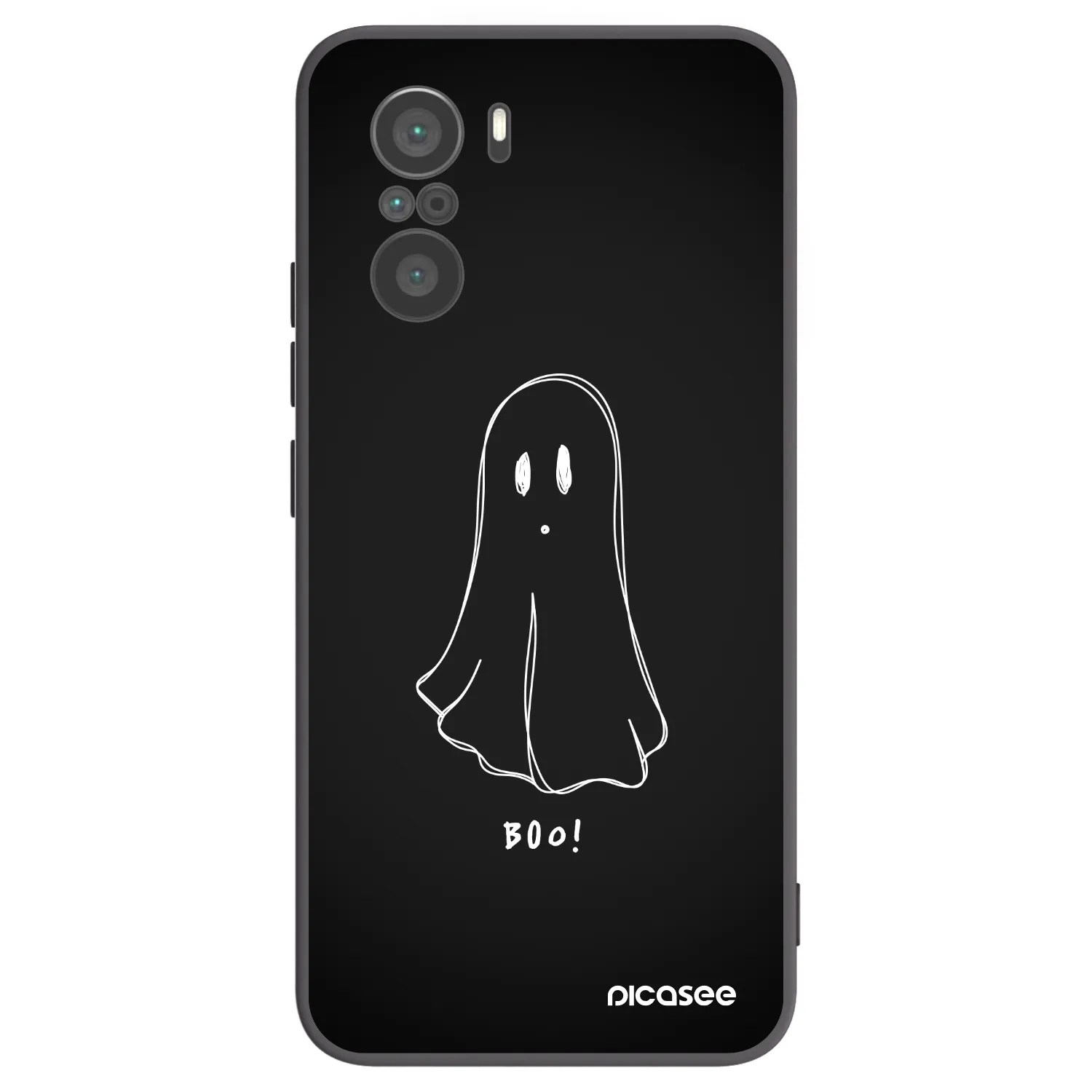 Picasee silikonski črni ovitek za Xiaomi Poco F3 - Ghost 2