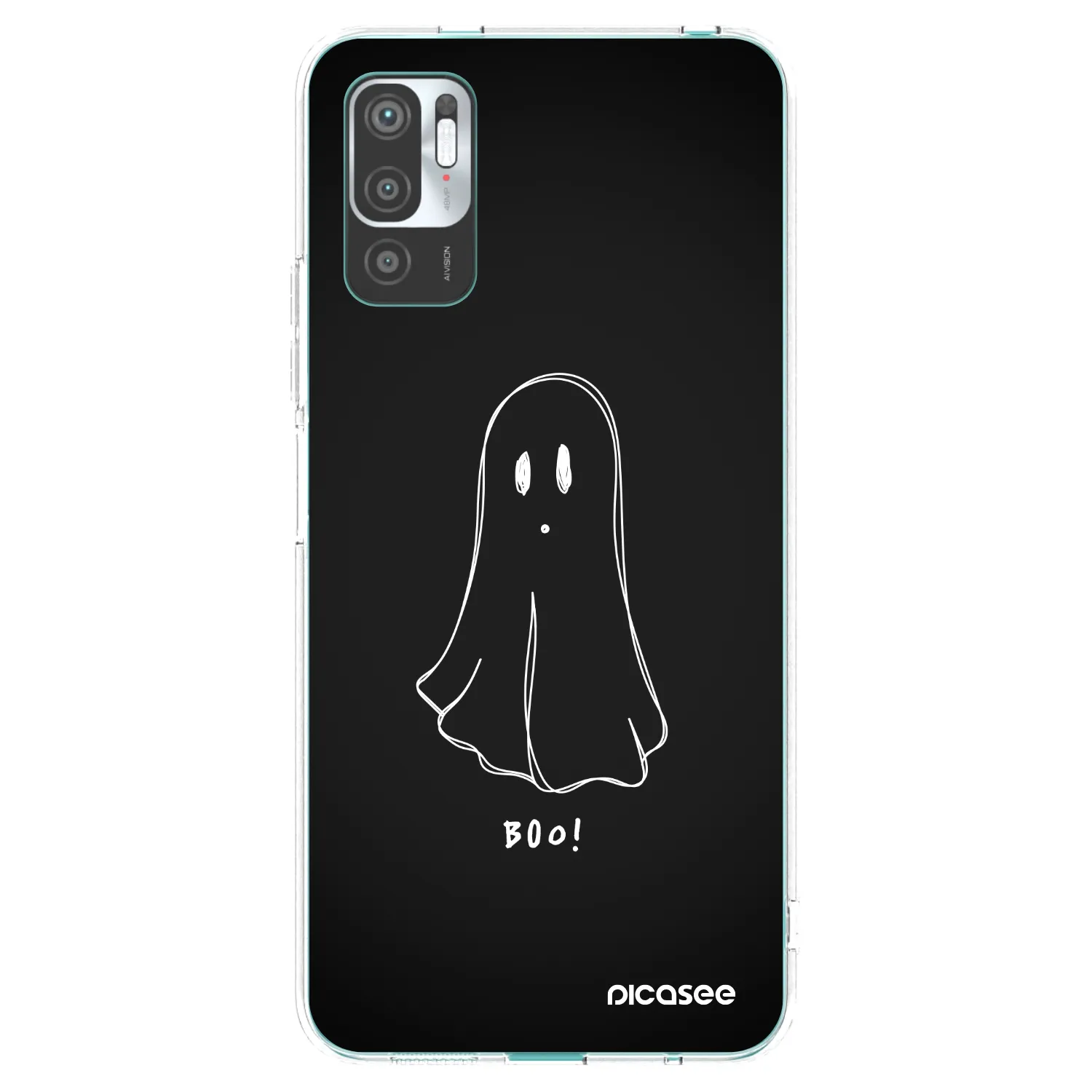 Picasee silikonski prozorni ovitek za Xiaomi Redmi Note 10 5G - Ghost 2