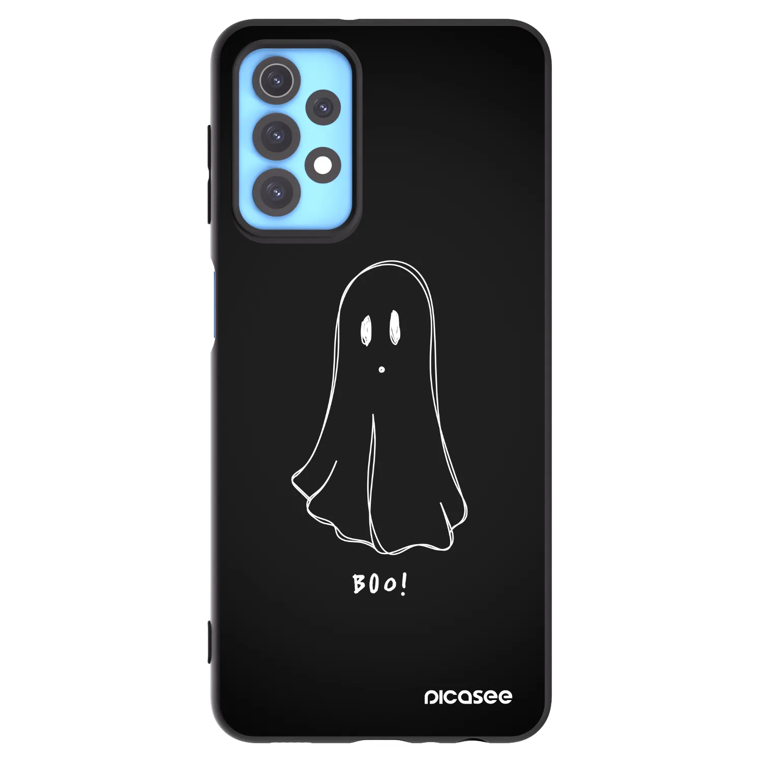 Picasee silikonski črni ovitek za Samsung Galaxy A32 4G SM-A325F - Ghost 2