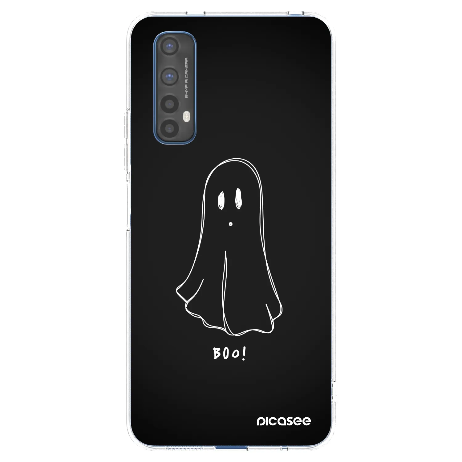 Picasee silikonski prozorni ovitek za Realme 7 - Ghost 2
