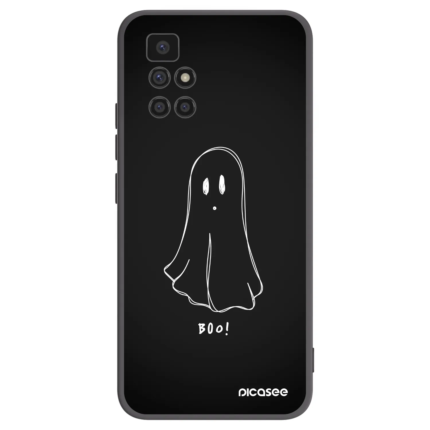 Picasee silikonski črni ovitek za Xiaomi Redmi 10 - Ghost 2