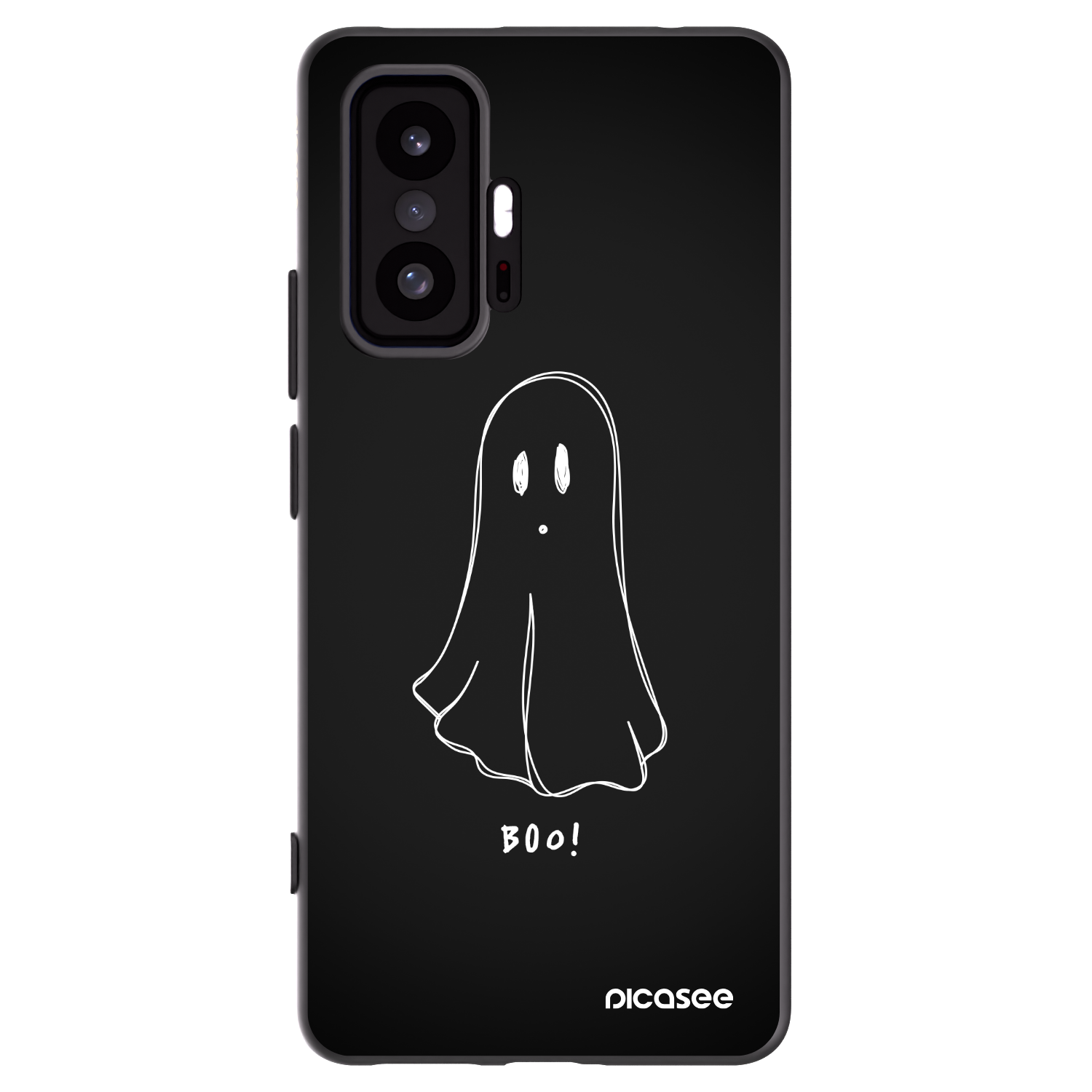 Picasee silikonski črni ovitek za Xiaomi 11T - Ghost 2