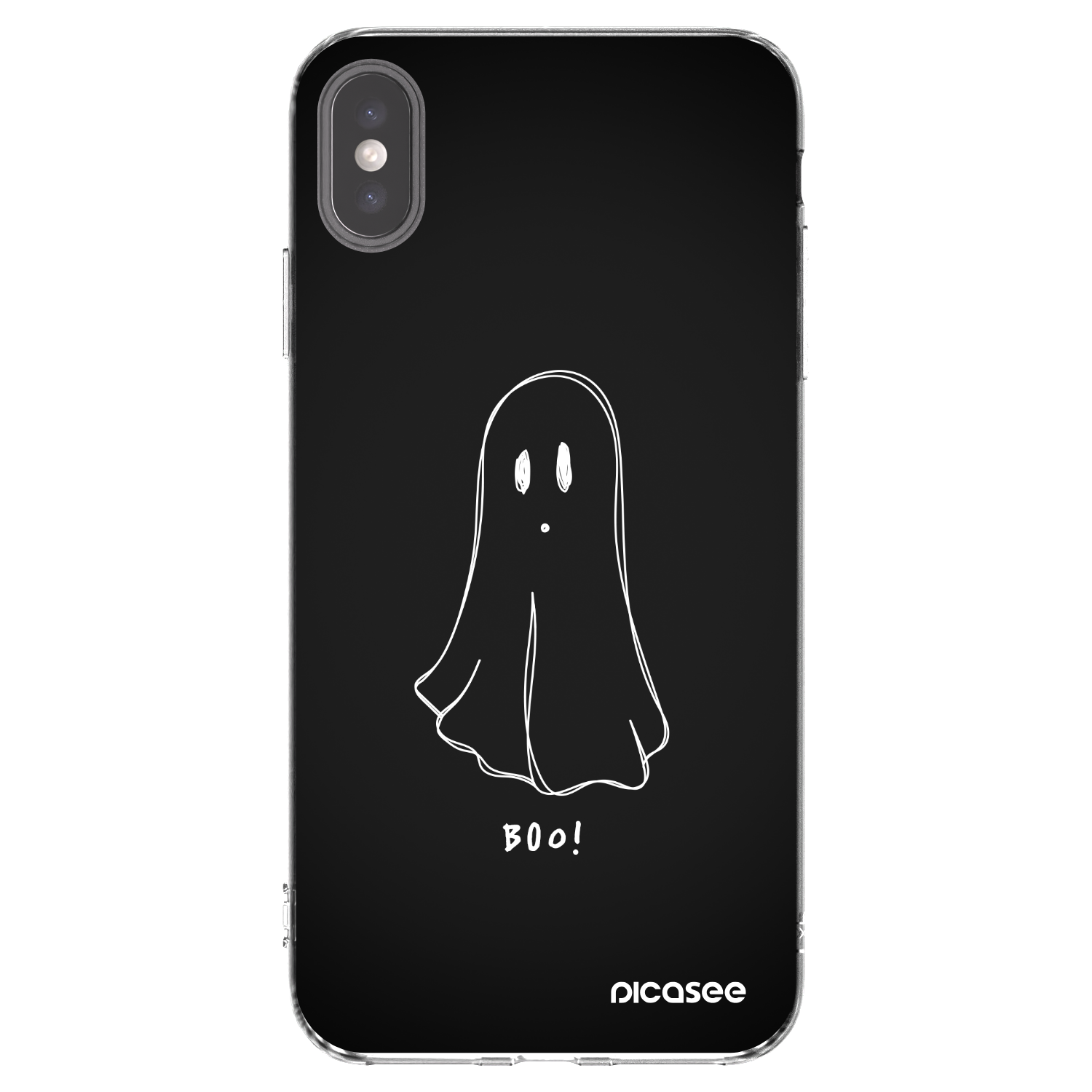 Picasee silikonski prozorni ovitek za Apple iPhone XS Max - Ghost 2