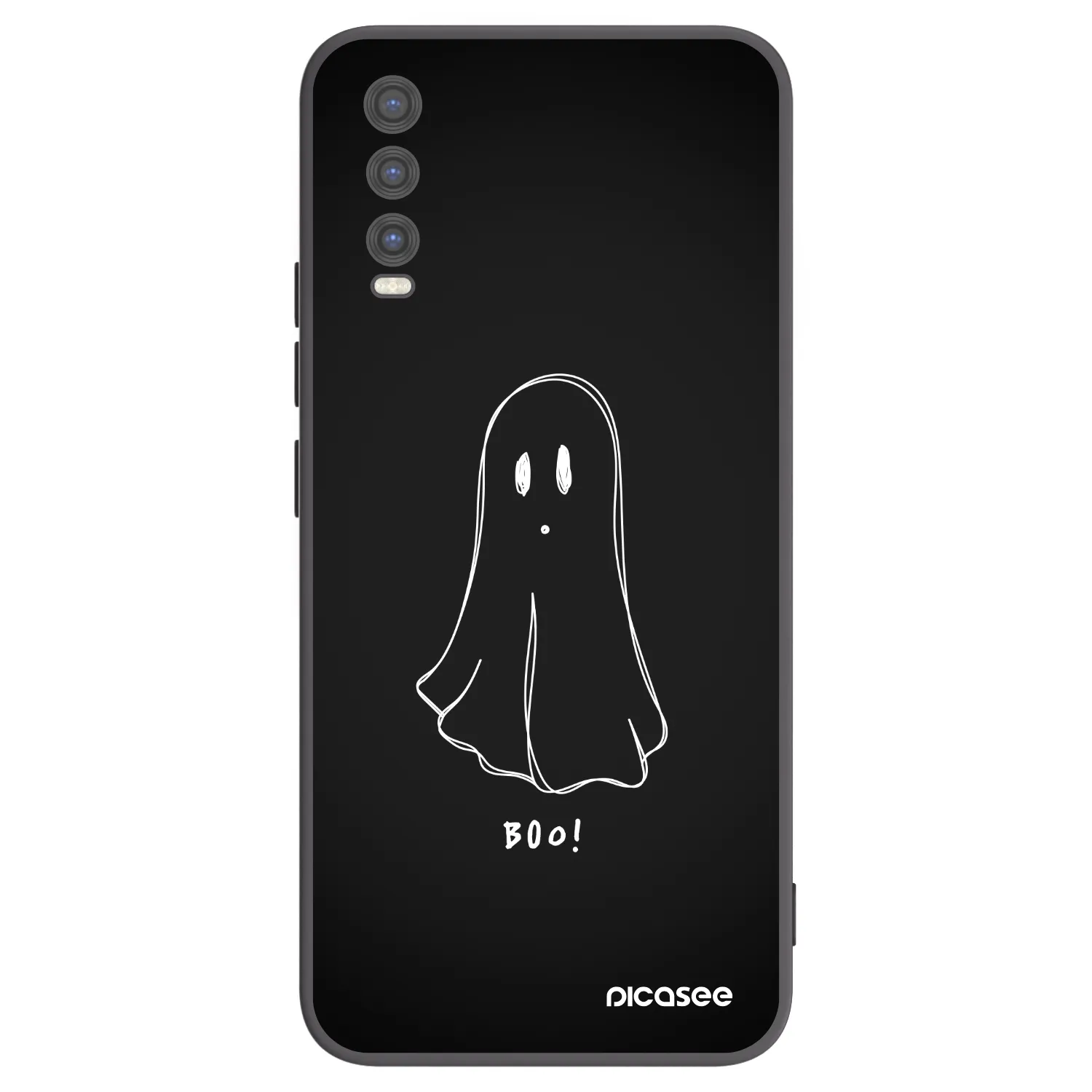 Picasee silikonski črni ovitek za Vivo Y20s - Ghost 2