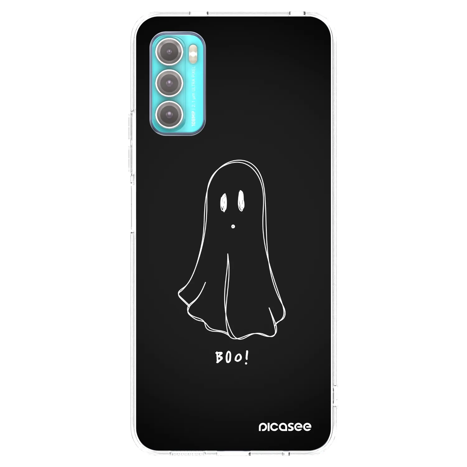 Picasee silikonski prozorni ovitek za Motorola Moto G60 - Ghost 2