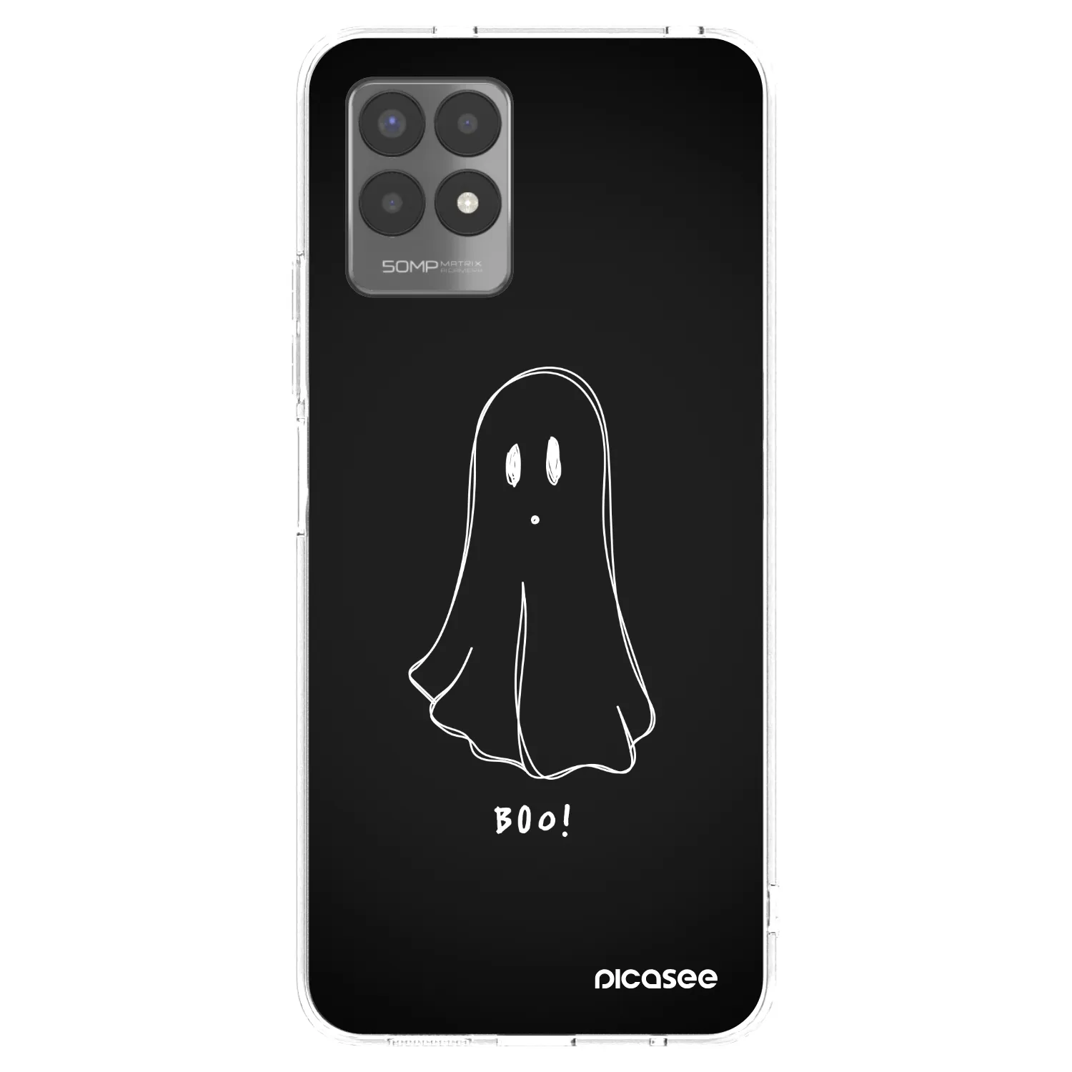 Picasee silikonski prozorni ovitek za Realme 8i - Ghost 2