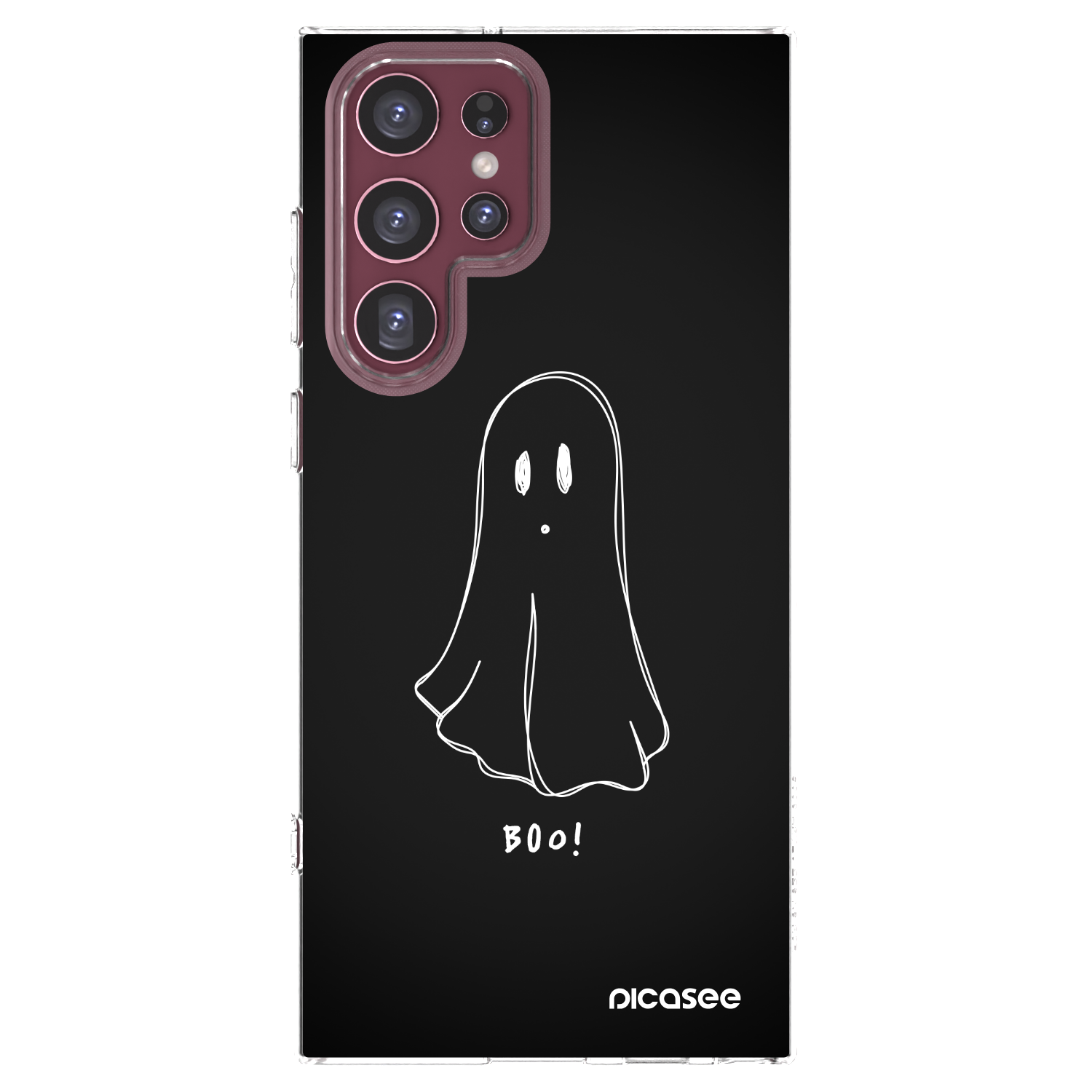 Picasee silikonski prozorni ovitek za Samsung Galaxy S22 Ultra 5G - Ghost 2