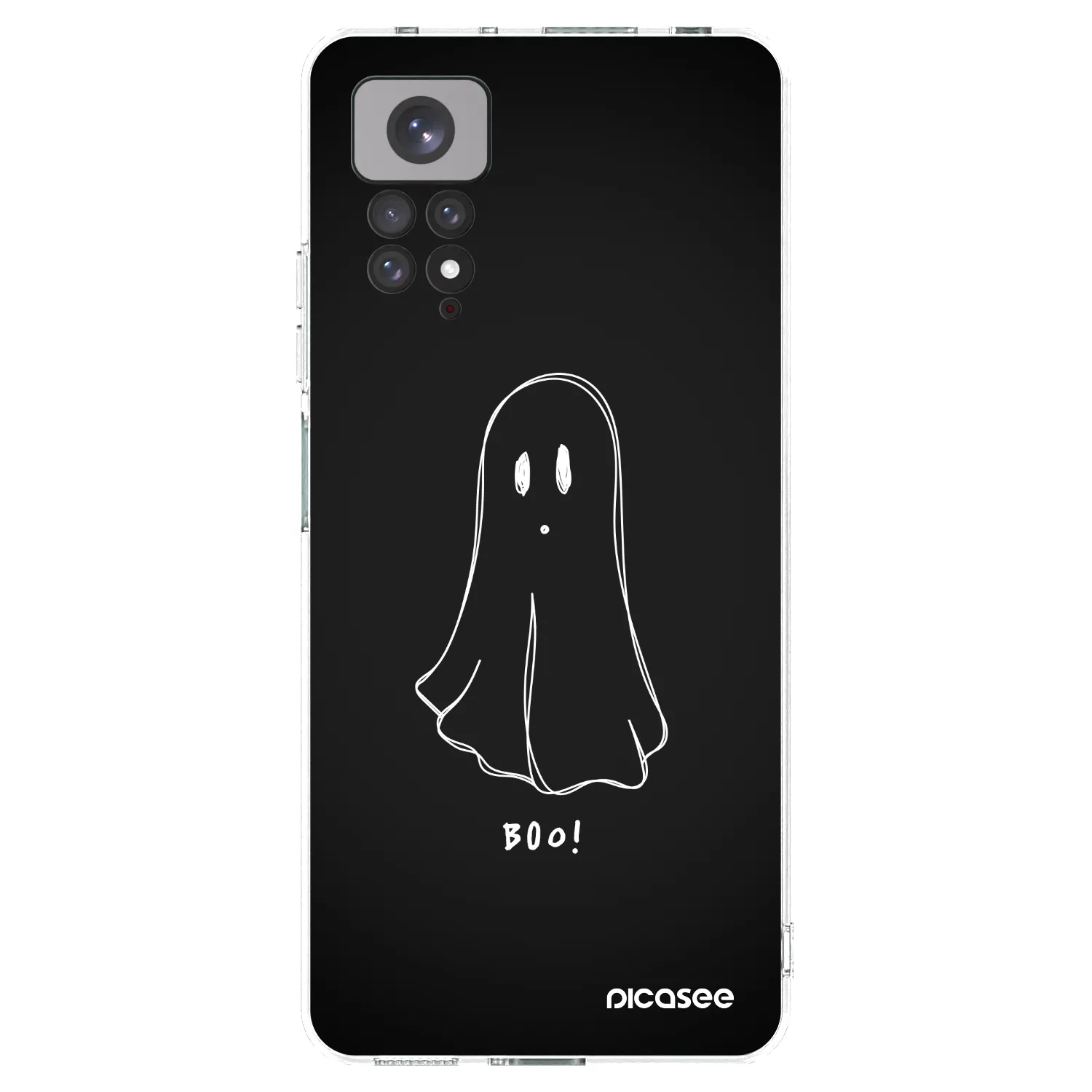 Picasee silikonski prozorni ovitek za Xiaomi Redmi Note 11S 4G - Ghost 2