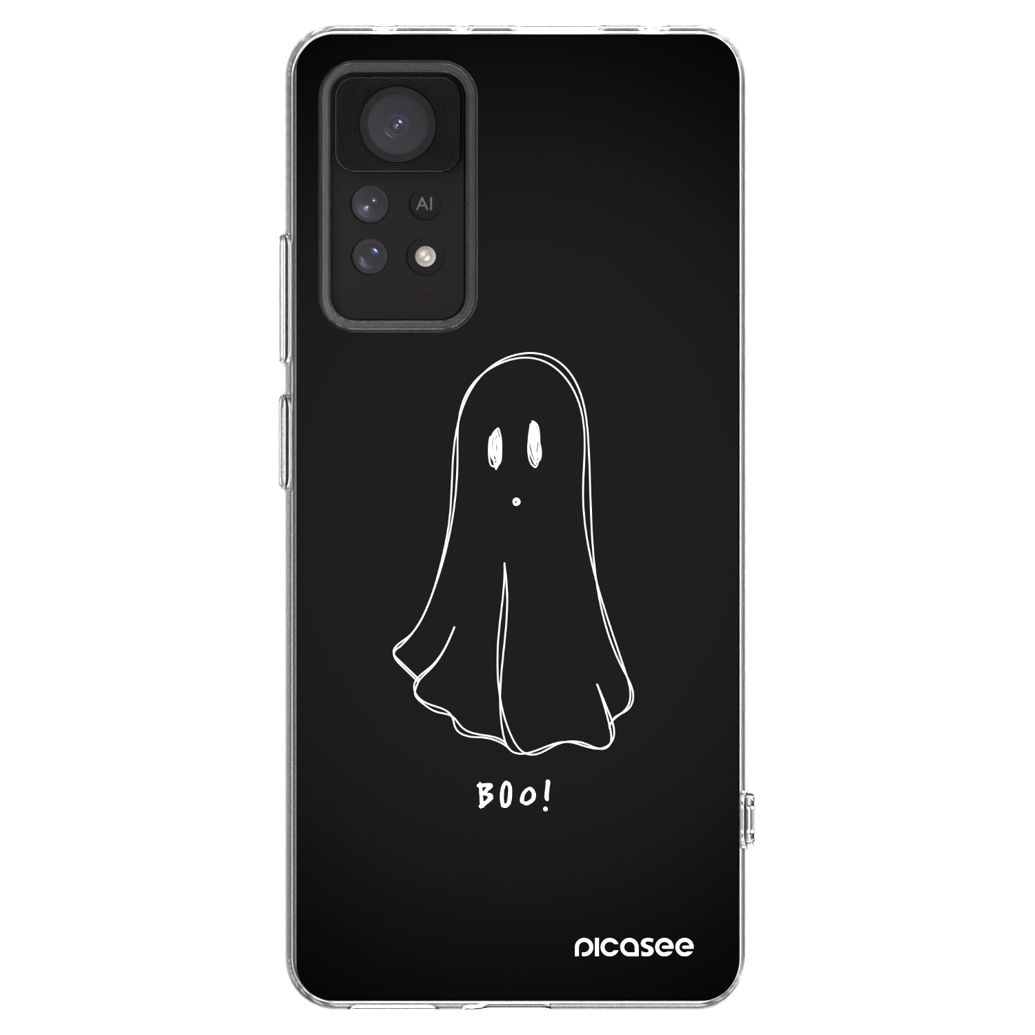 Picasee silikonski prozorni ovitek za Xiaomi Redmi Note 11 Pro - Ghost 2