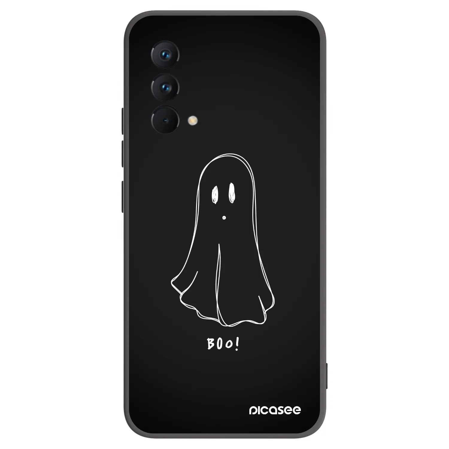 Picasee silikonski črni ovitek za Realme GT Master Edition 5G - Ghost 2