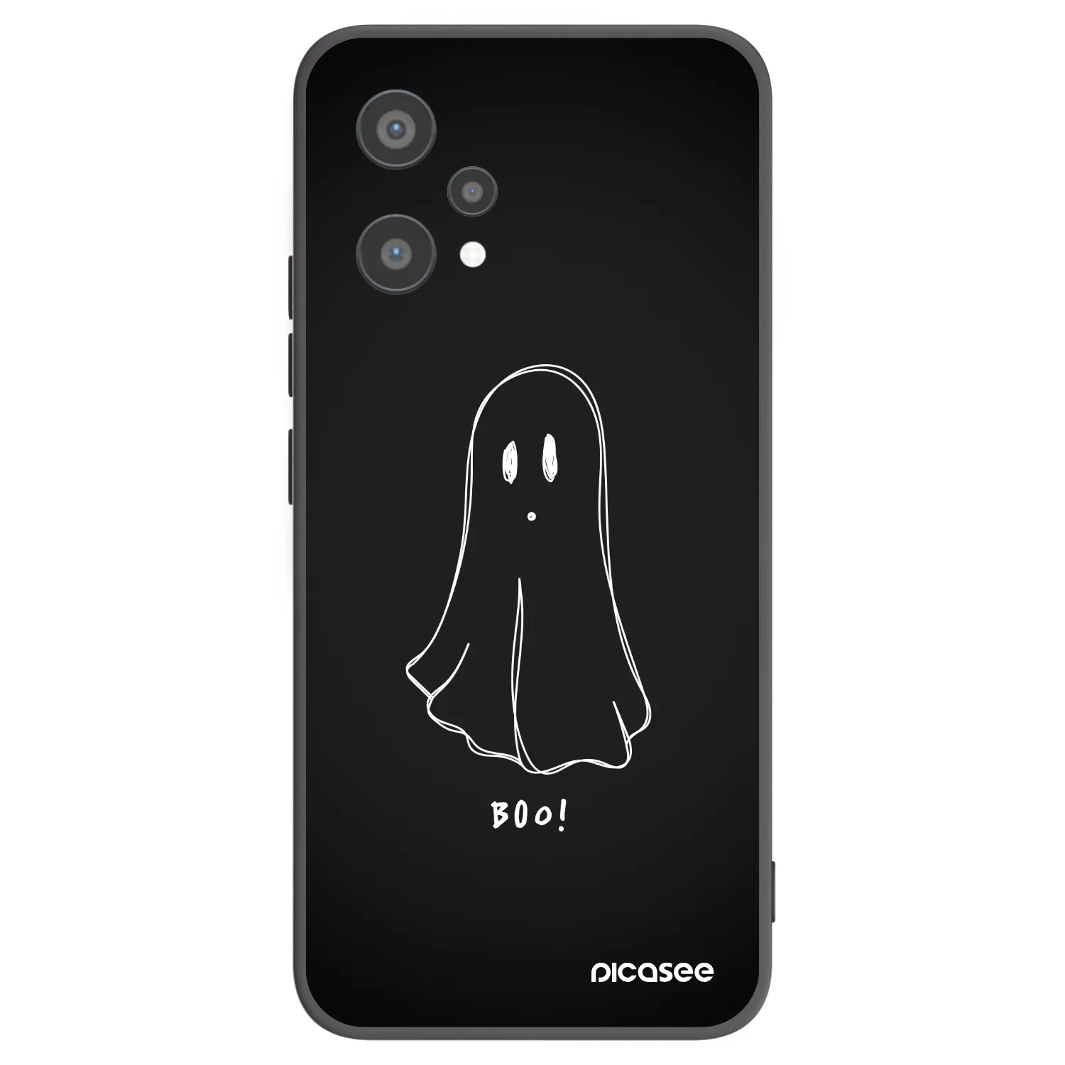 Picasee silikonski črni ovitek za Realme 9 Pro 5G - Ghost 2