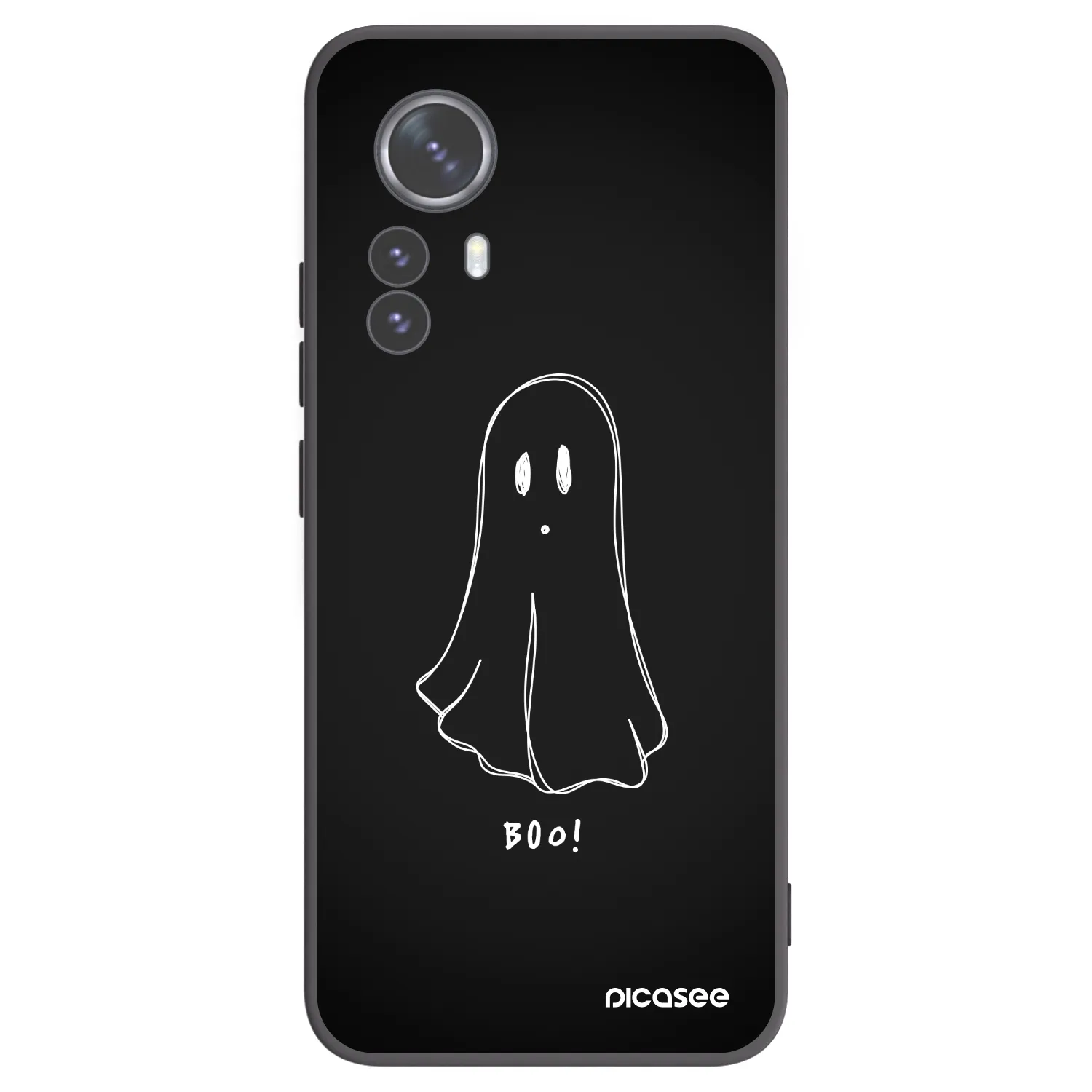 Picasee silikonski črni ovitek za Xiaomi 12 Pro - Ghost 2
