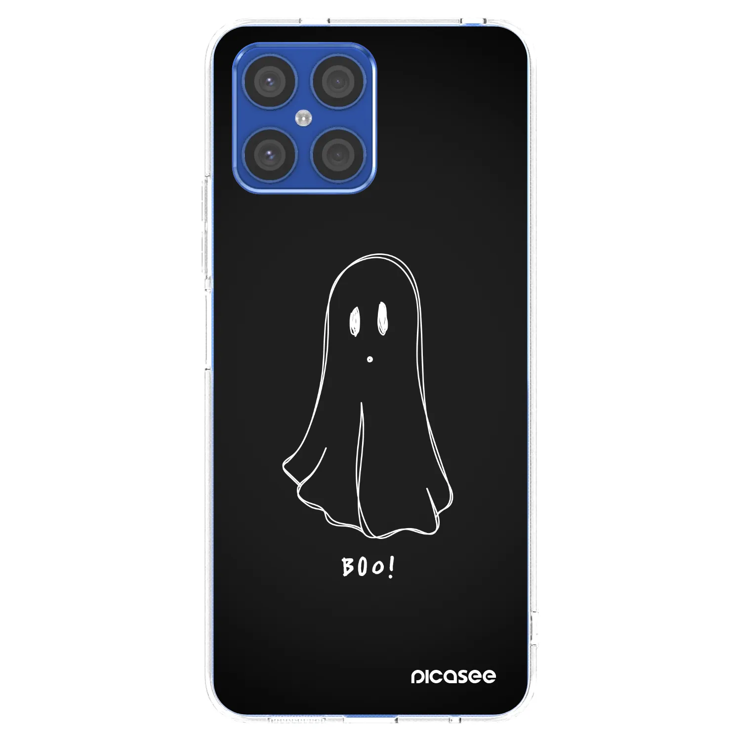 Picasee silikonski prozorni ovitek za Honor X8 4G - Ghost 2