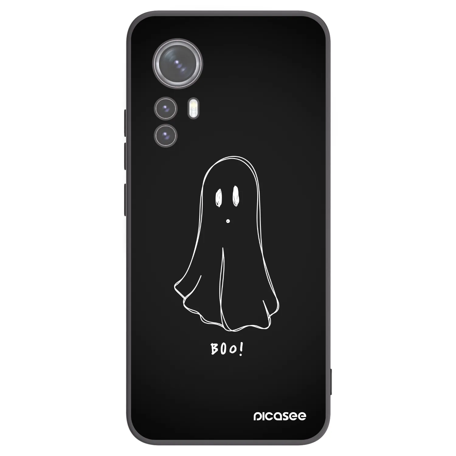 Picasee silikonski črni ovitek za Xiaomi 12X - Ghost 2