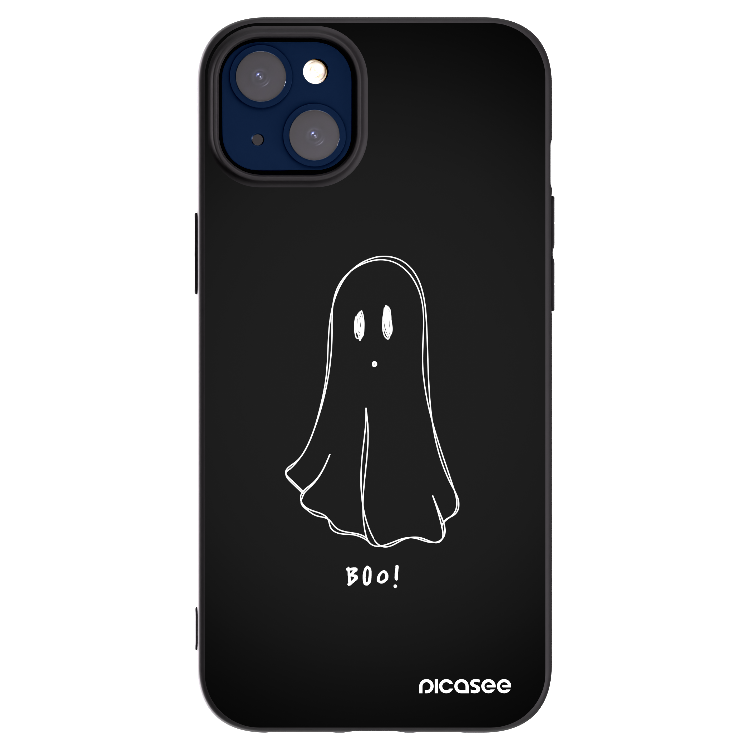 Picasee silikonski črni ovitek za Apple iPhone 14 Plus - Ghost 2