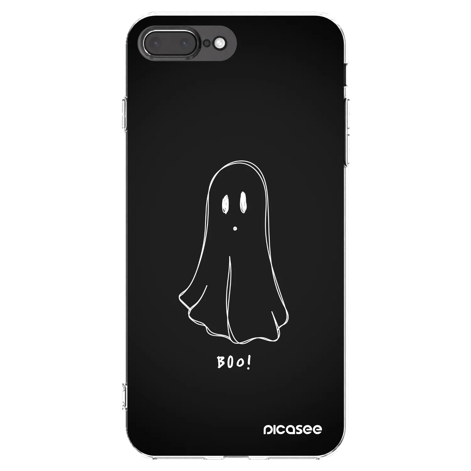 Picasee silikonski prozorni ovitek za Apple iPhone 8 Plus - Ghost 2