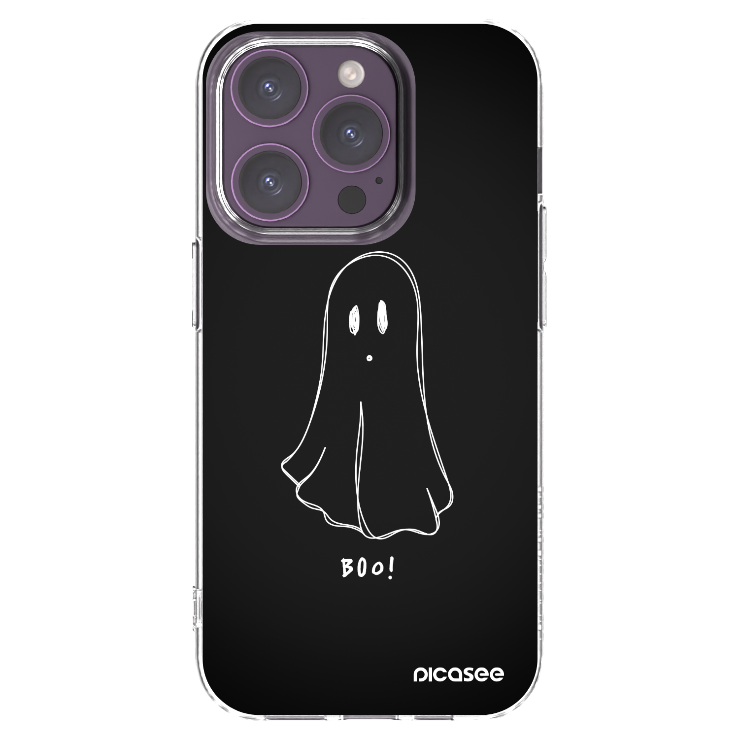 Picasee silikonski prozorni ovitek za Apple iPhone 14 Pro - Ghost 2