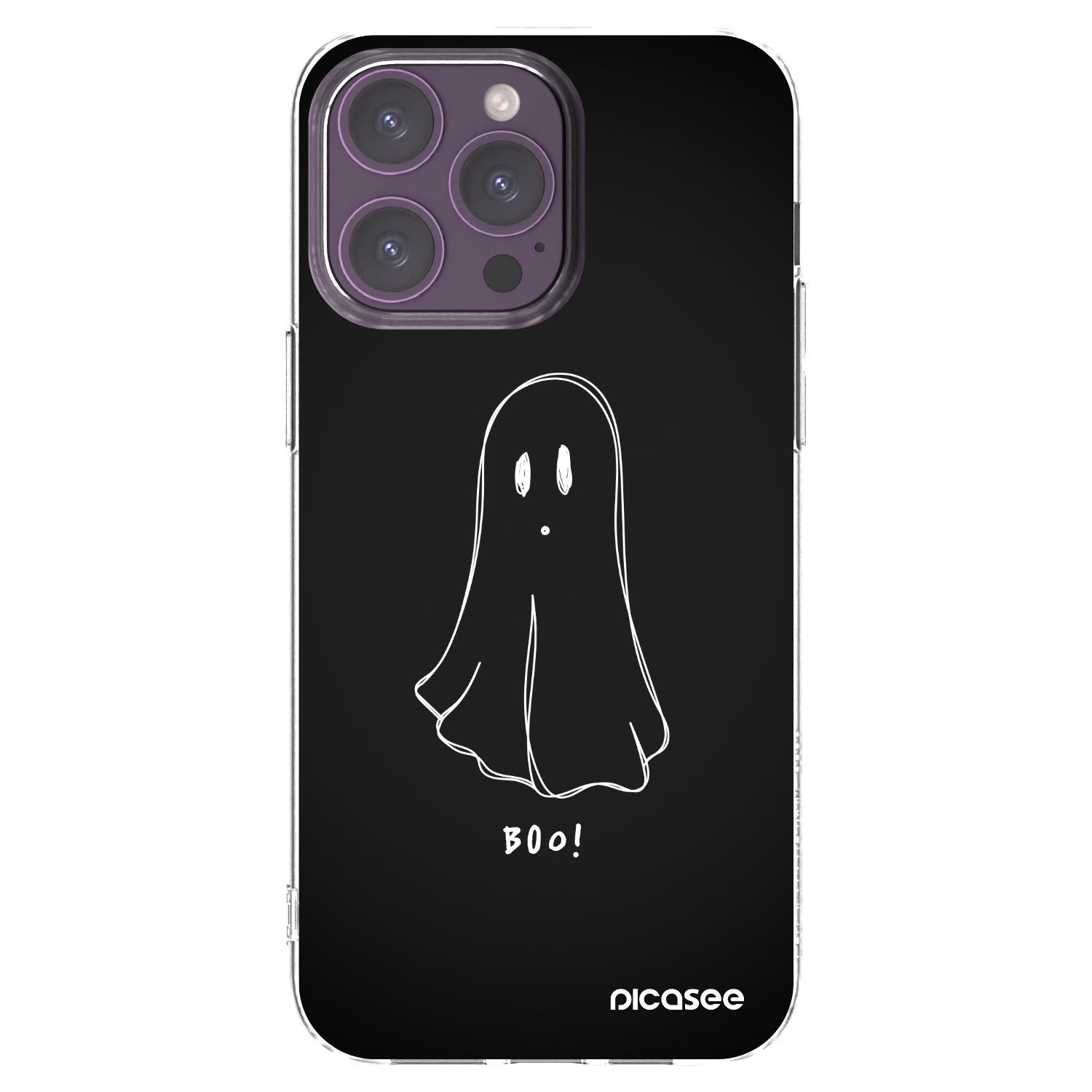 Picasee silikonski prozorni ovitek za Apple iPhone 14 Pro Max - Ghost 2