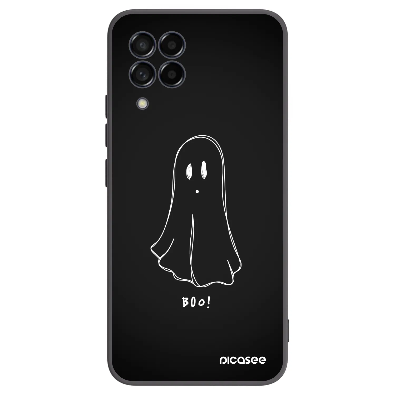 Picasee silikonski črni ovitek za Samsung Galaxy M53 5G - Ghost 2