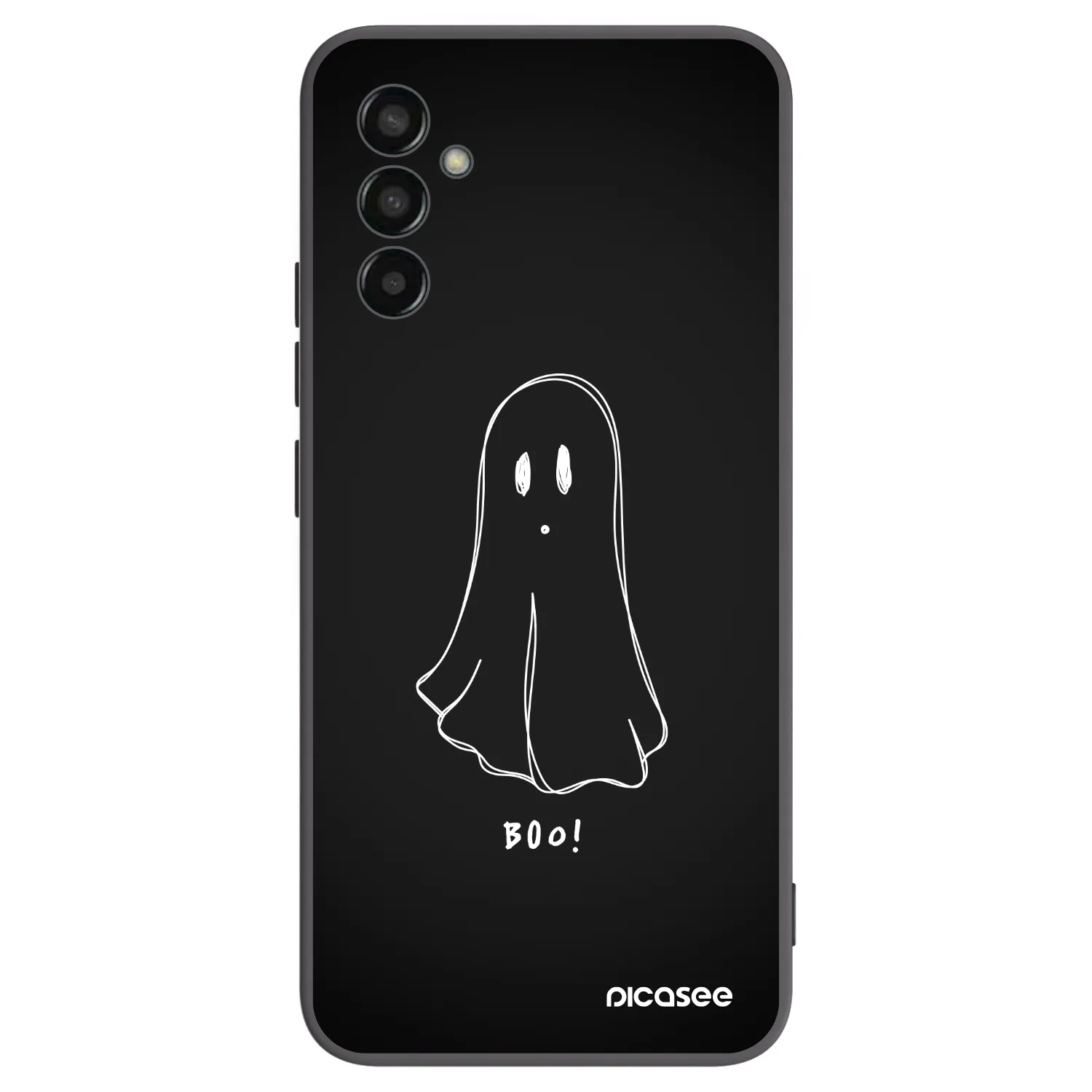 Picasee silikonski črni ovitek za Samsung Galaxy M13 M135F - Ghost 2
