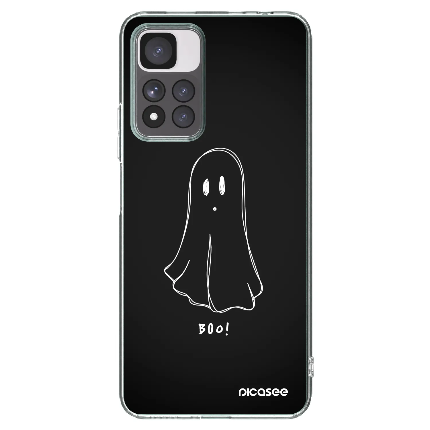 Picasee silikonski prozorni ovitek za Xiaomi Redmi Note 11 Pro+ 5G - Ghost 2