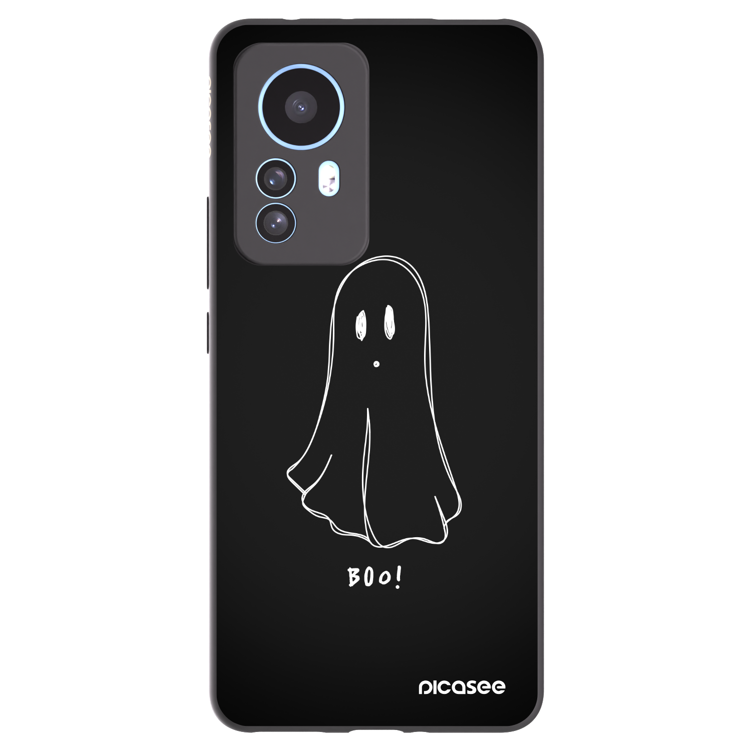 Picasee silikonski črni ovitek za Xiaomi 12T Pro - Ghost 2