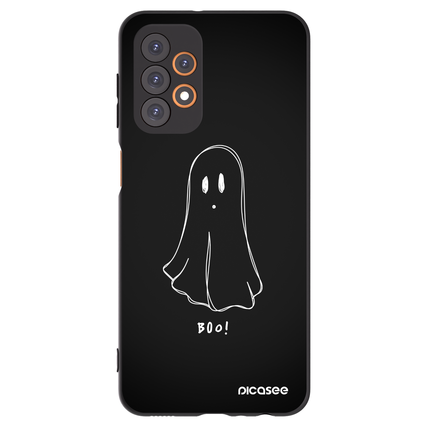 Picasee silikonski črni ovitek za Samsung Galaxy A23 A236B 5G - Ghost 2