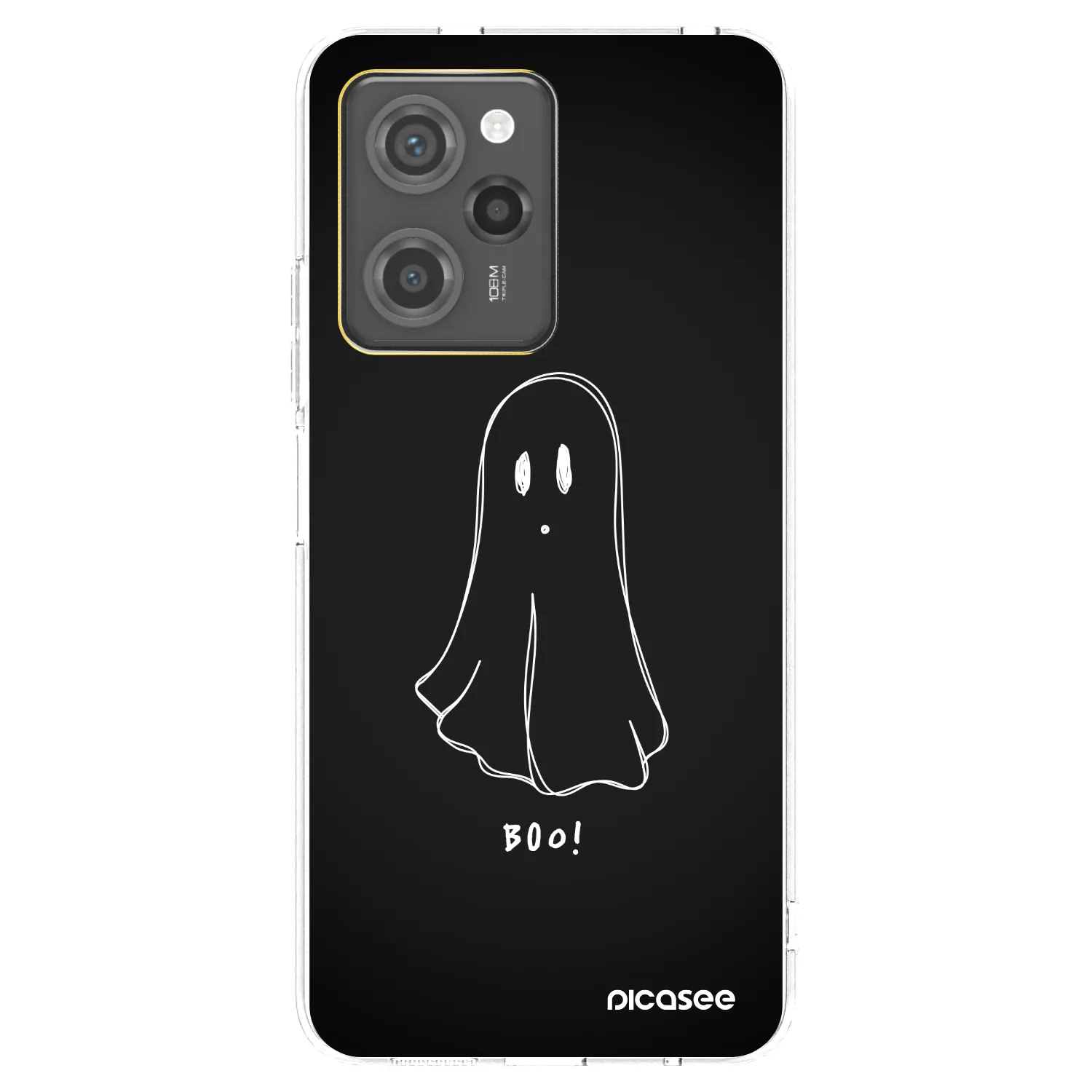 Picasee silikonski črni ovitek za Xiaomi Poco X5 Pro - Ghost 2