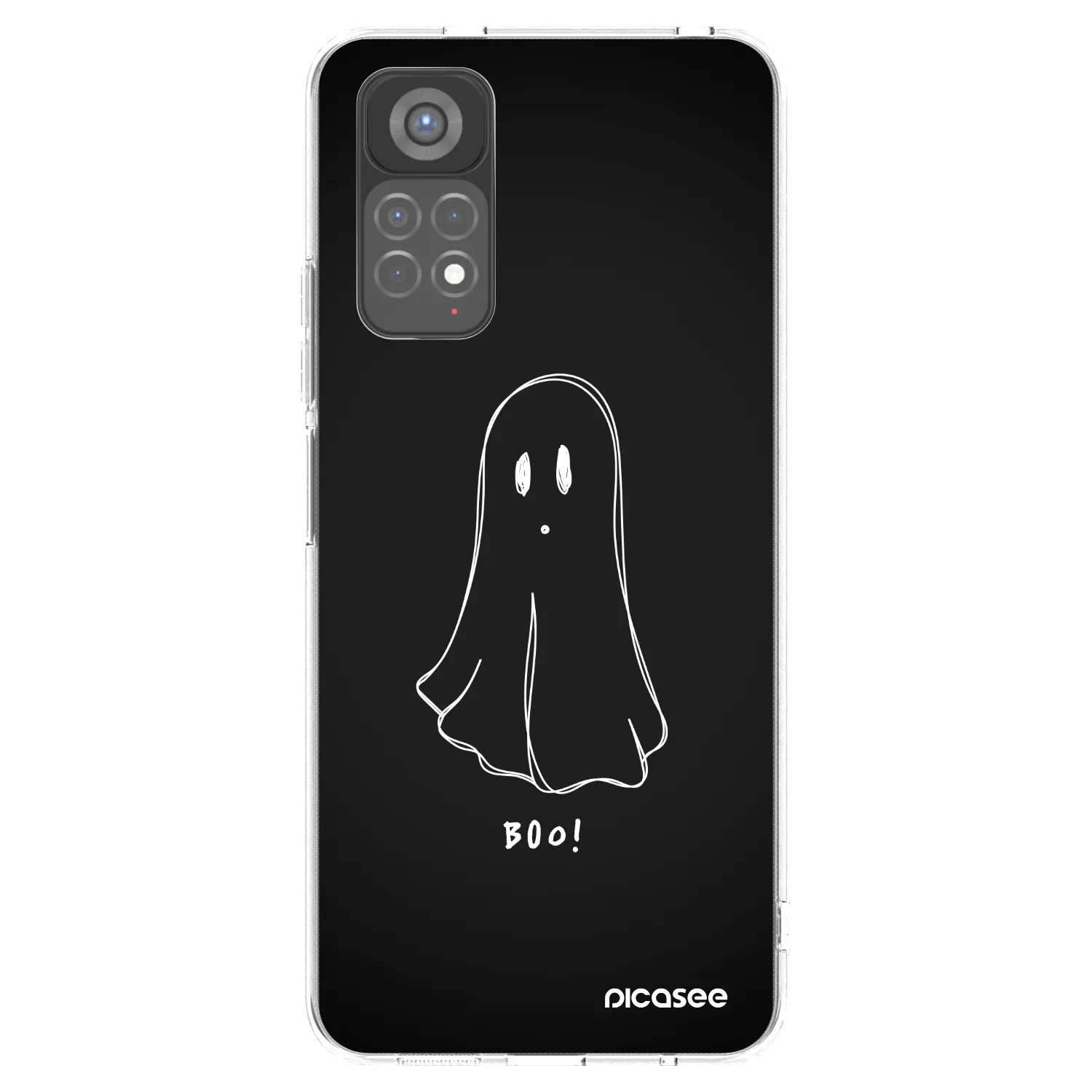 Picasee silikonski prozorni ovitek za Xiaomi Redmi Note 11S 5G - Ghost 2