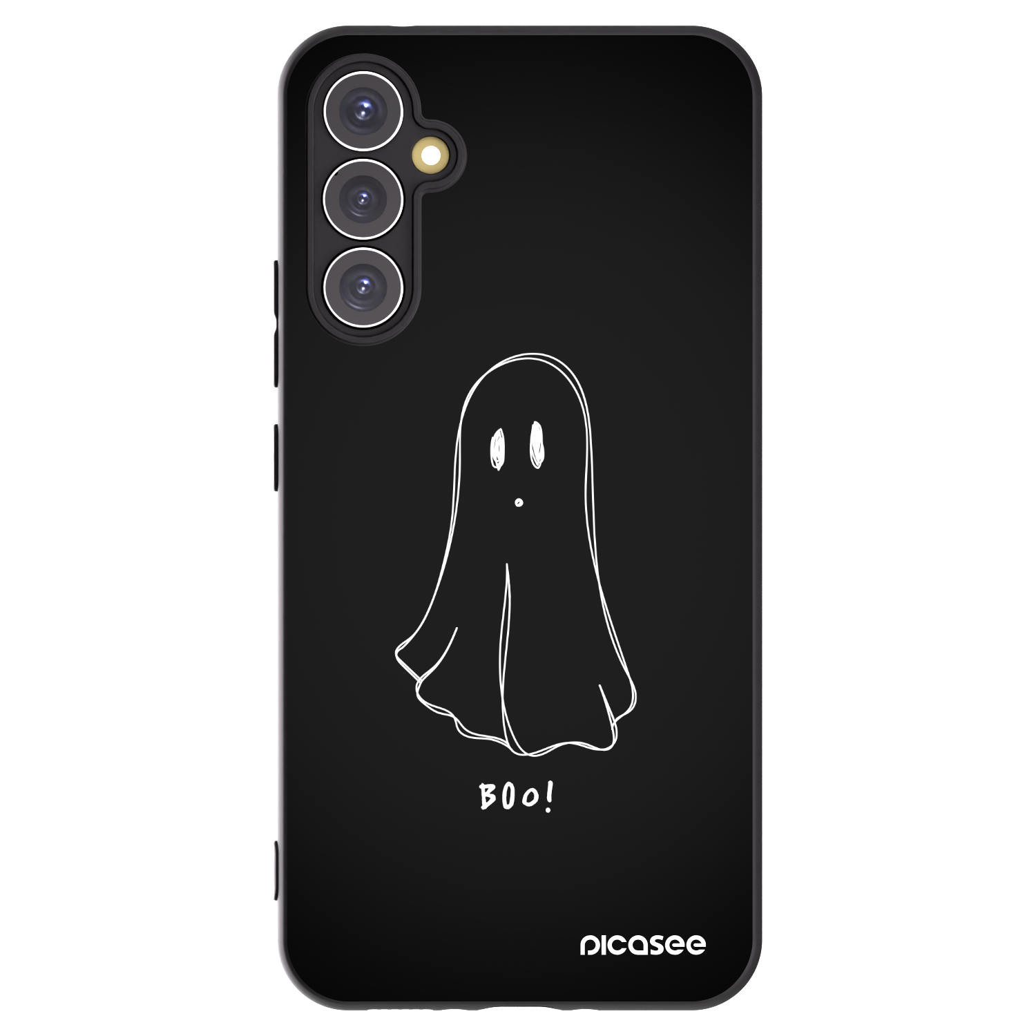 Picasee silikonski črni ovitek za Samsung Galaxy A34 5G A346B - Ghost 2