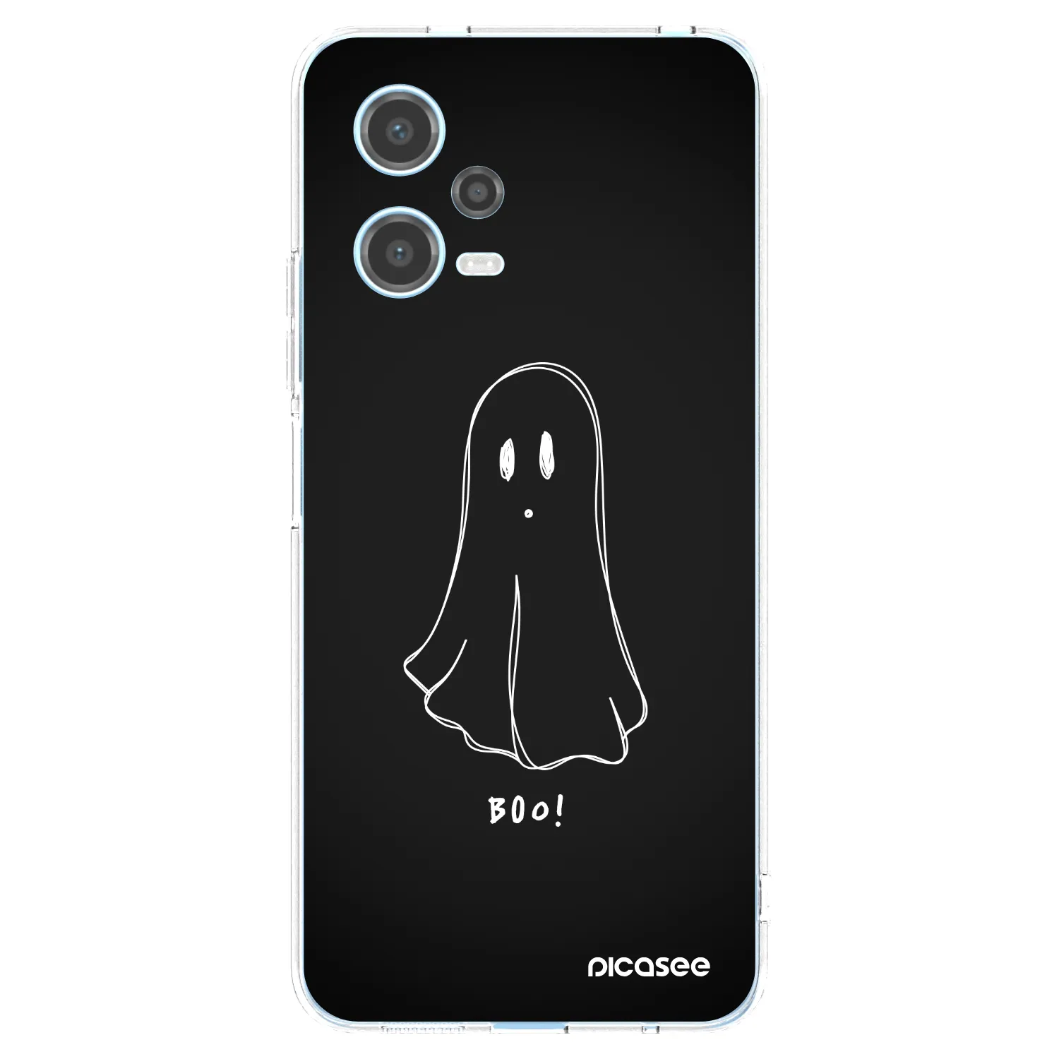 Picasee silikonski prozorni ovitek za Xiaomi Redmi Note 12 5G - Ghost 2