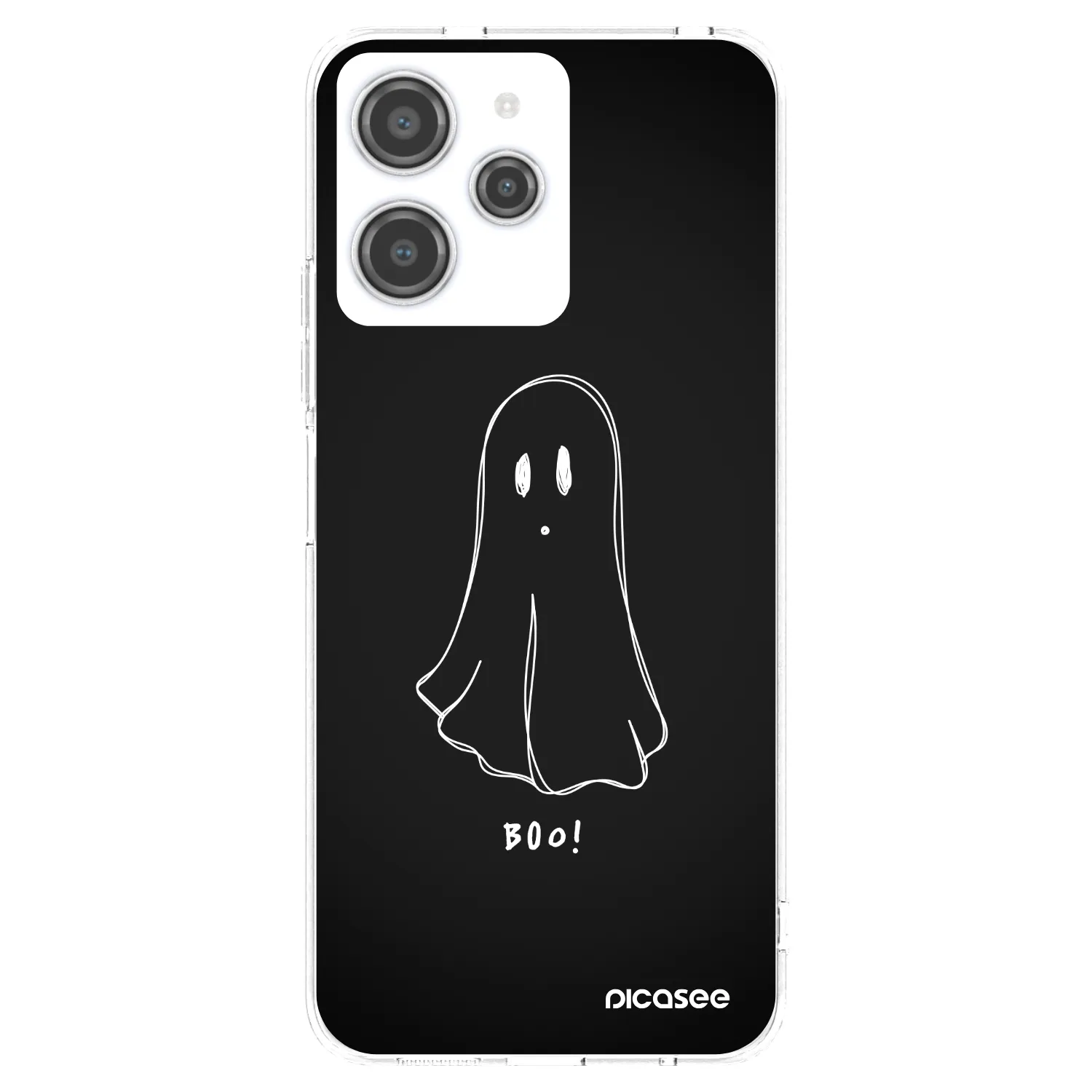 Picasee silikonski prozorni ovitek za Xiaomi Redmi 12 4G - Ghost 2