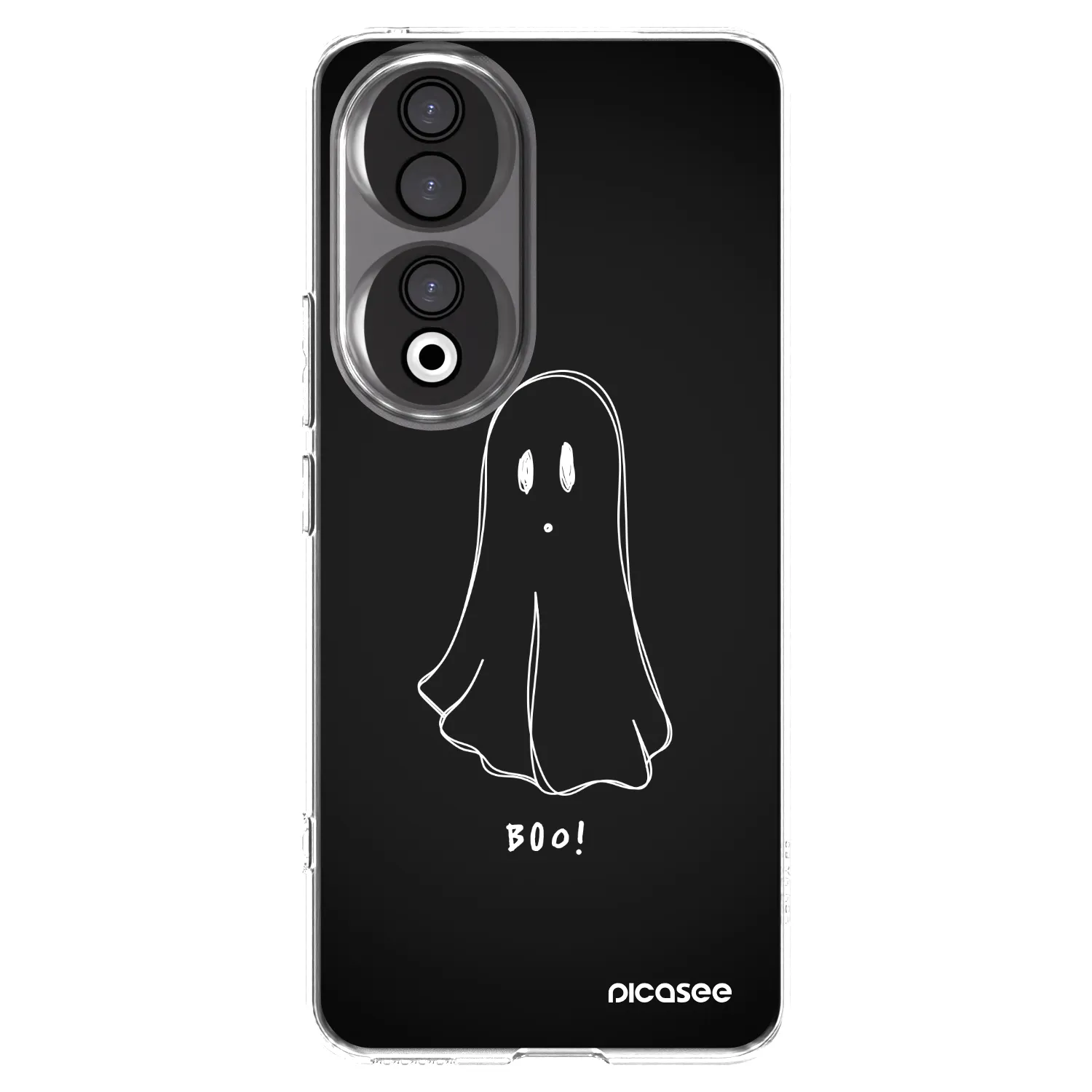Picasee silikonski prozorni ovitek za Honor 90 5G - Ghost 2