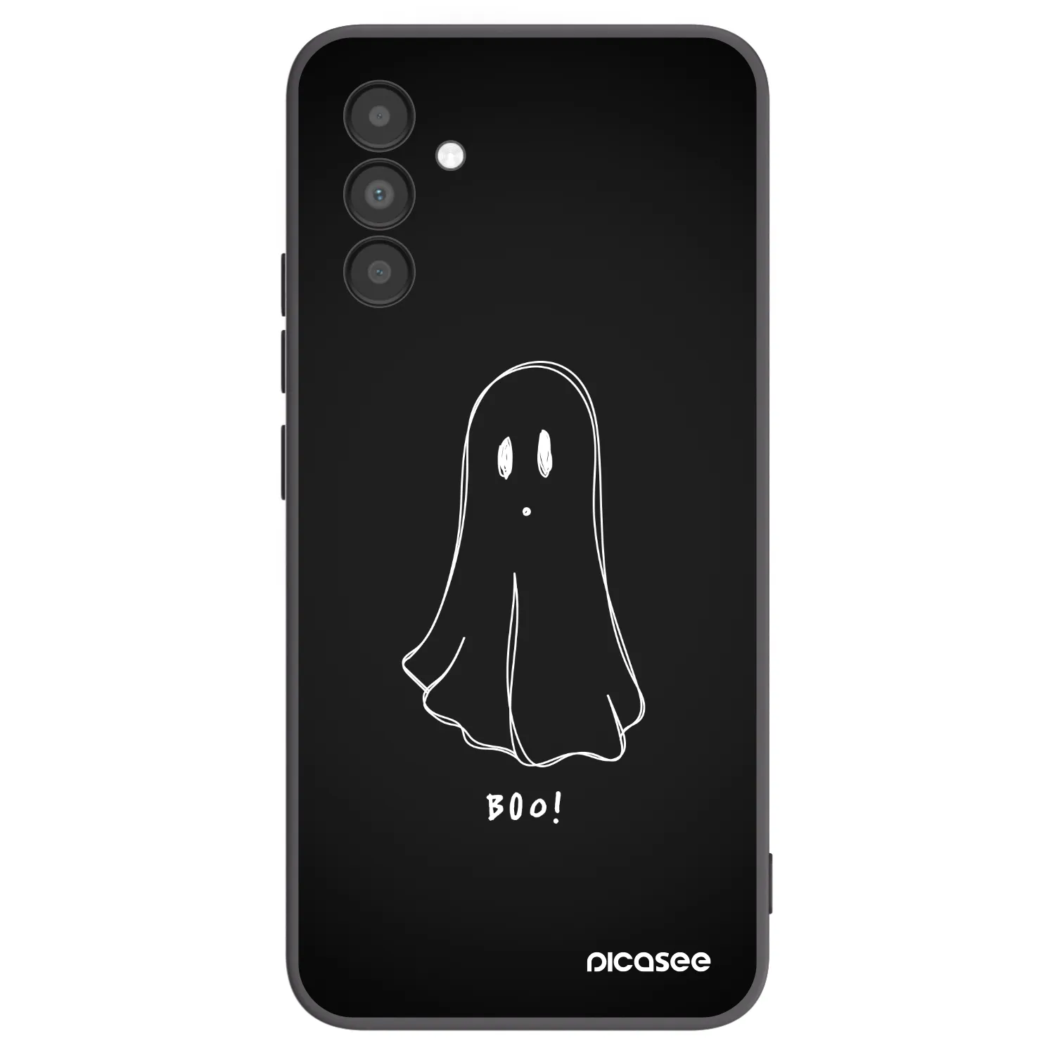 Picasee silikonski črni ovitek za Samsung Galaxy A04s A047F - Ghost 2