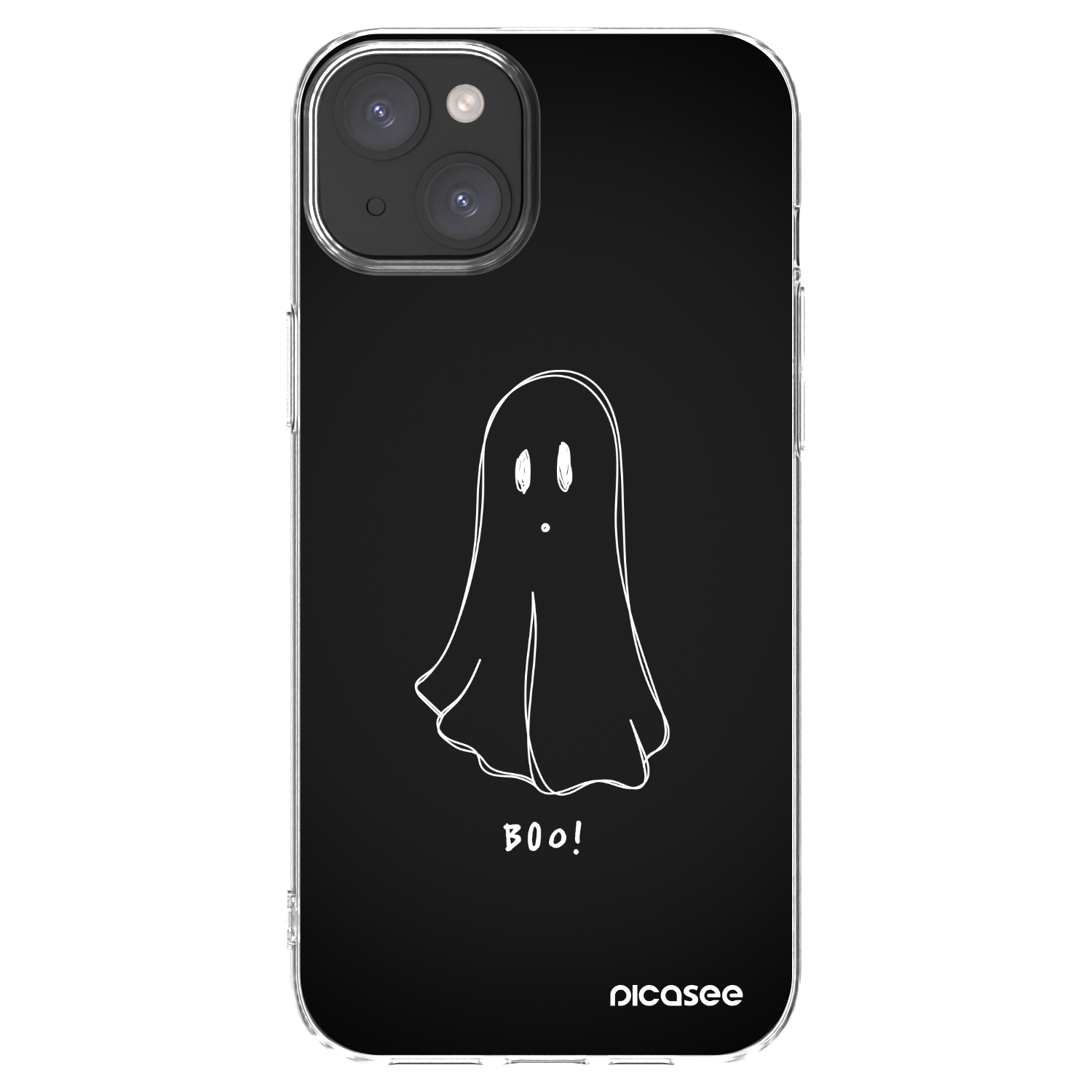 Picasee silikonski prozorni ovitek za Apple iPhone 15 Plus - Ghost 2