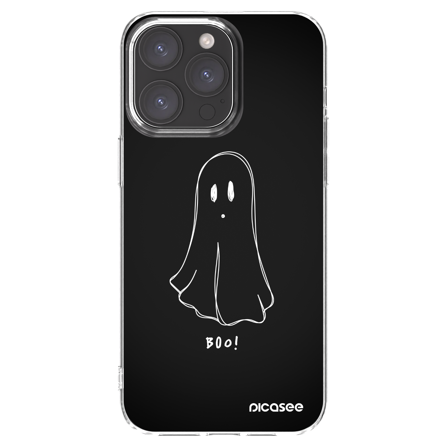 Picasee silikonski prozorni ovitek za Apple iPhone 15 Pro Max - Ghost 2
