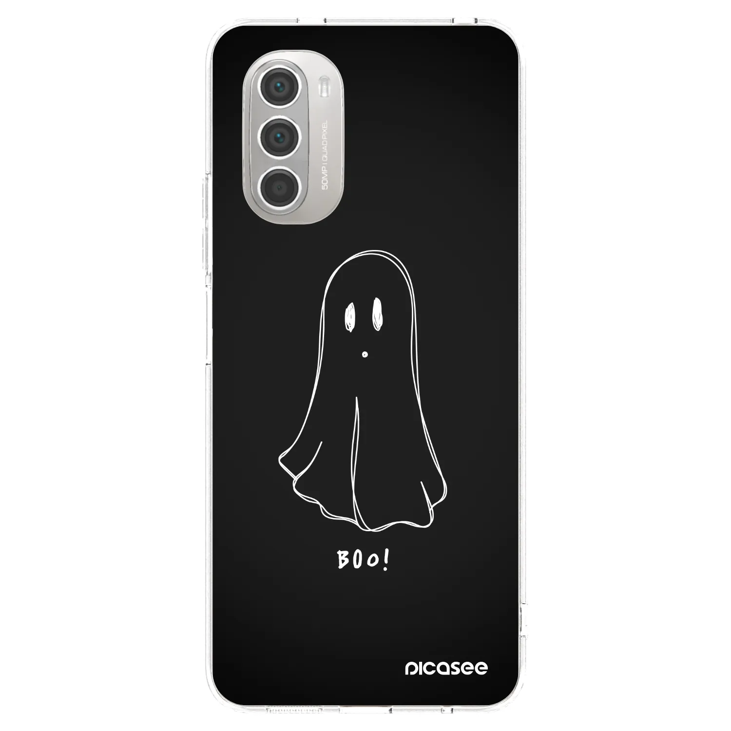 Picasee silikonski prozorni ovitek za Motorola Moto G51 - Ghost 2