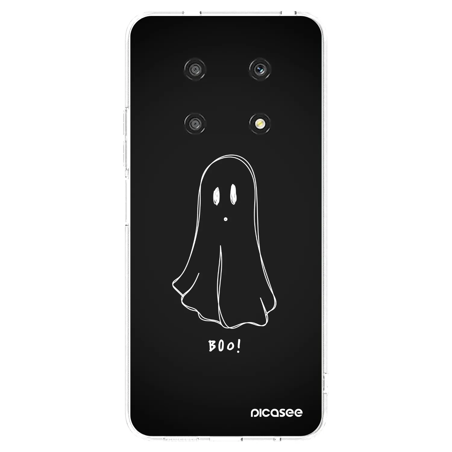Picasee silikonski prozorni ovitek za Honor Magic4 Lite 5G - Ghost 2