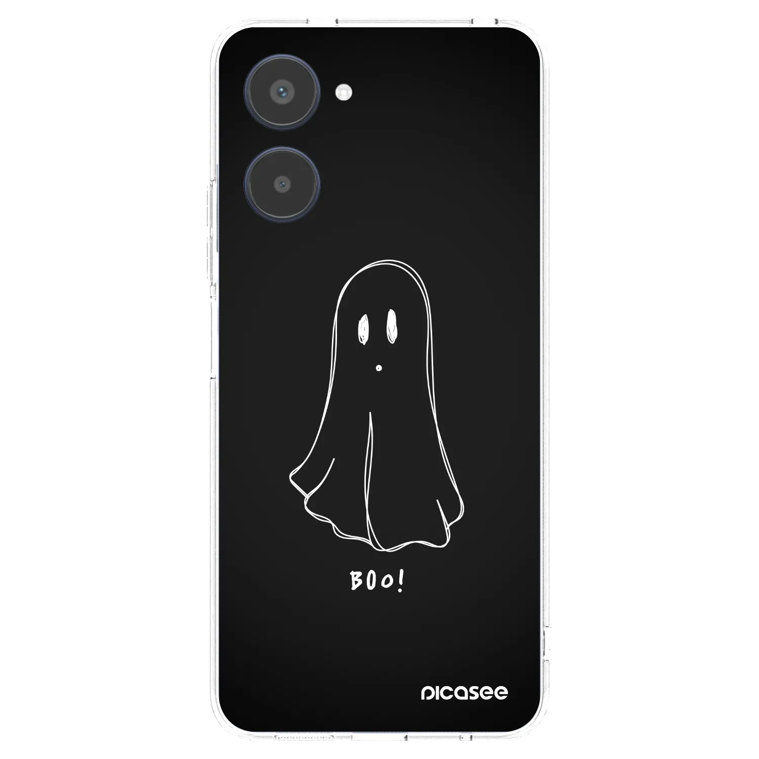Picasee silikonski prozorni ovitek za Realme 10 4G - Ghost 2